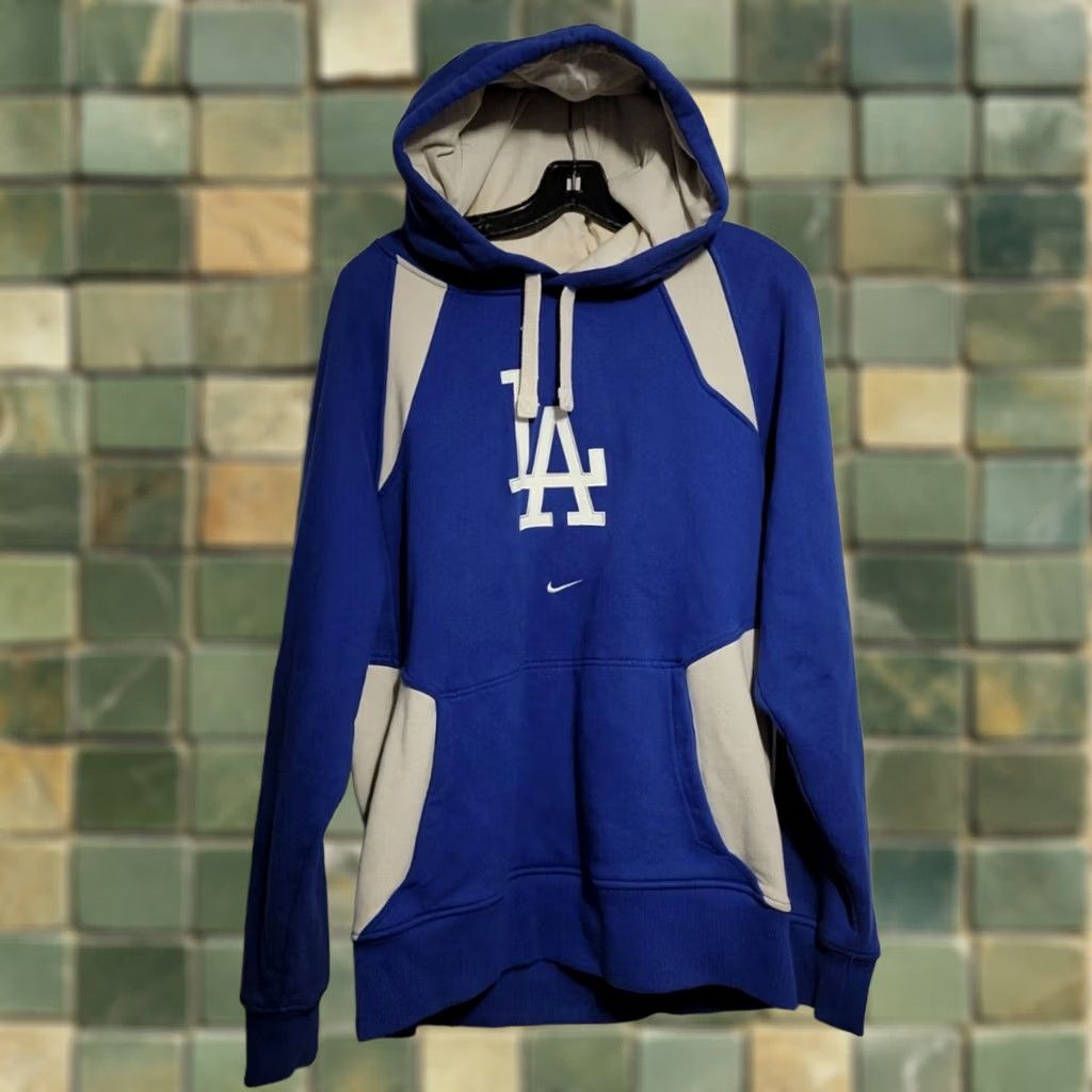 Nike NIKE LA Dodgers Hoodie Adult Small Blue Pullover MLB Center Swoosh Size US S / EU 44-46 / 1 - 1 Thumbnail