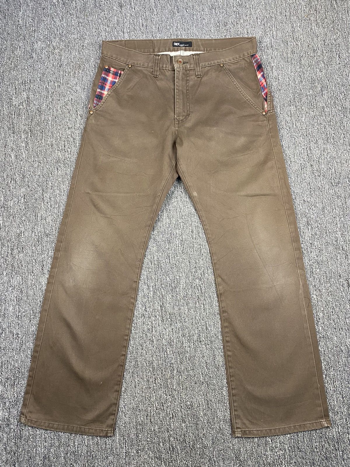 Japanese Brand Concave Attempt Checkered Hip Pant Size US 32 / EU 48 - 2 Thumbnail
