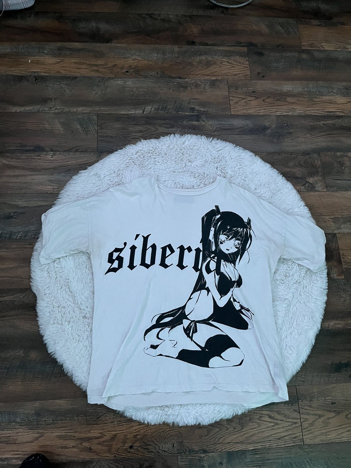 image of Siberia Hills Dark Queen Tshirt Tee in White, Men's (Size Medium)