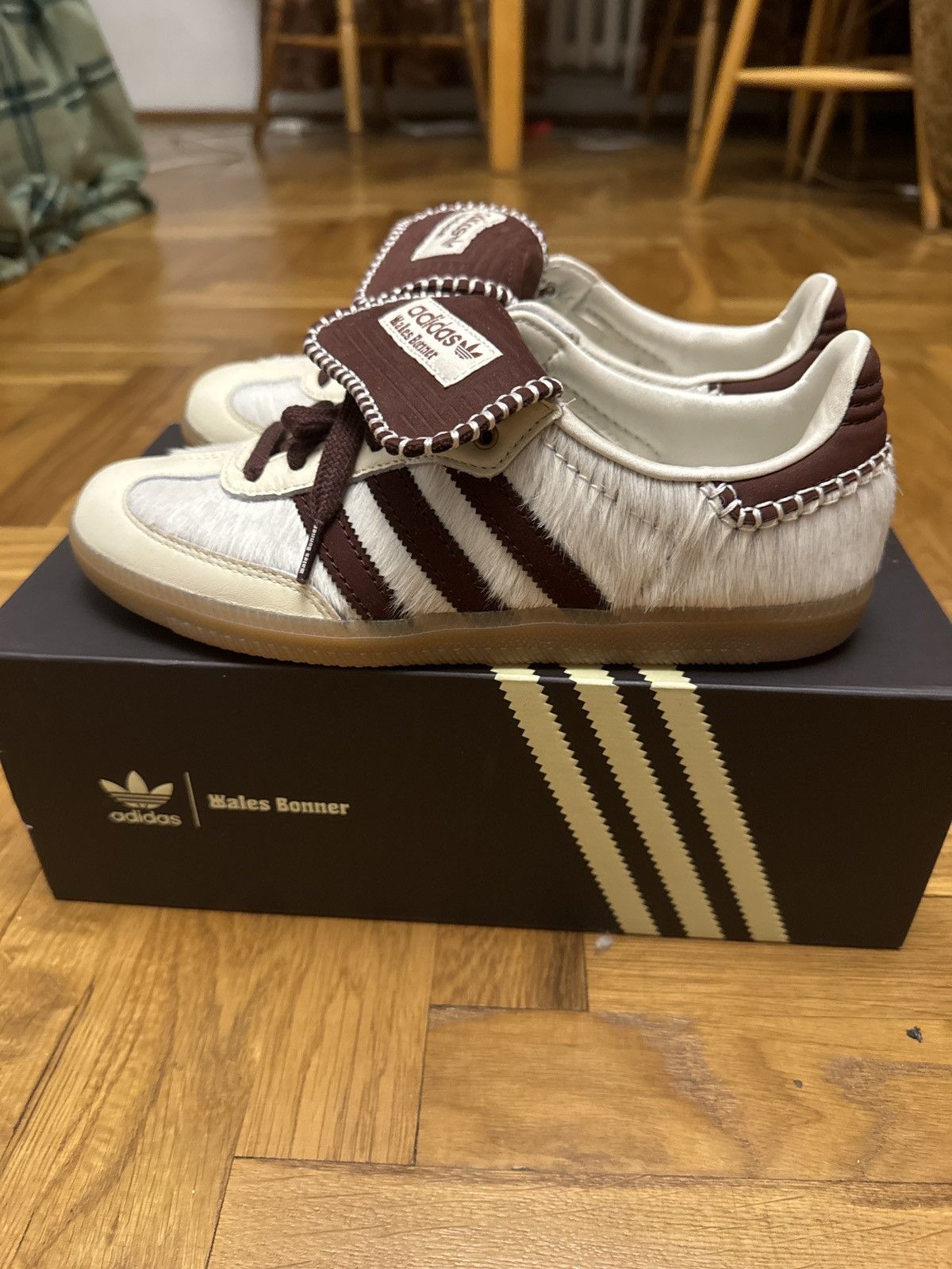 Adidas Adidas Wales Bonner White Brown Pony | Grailed