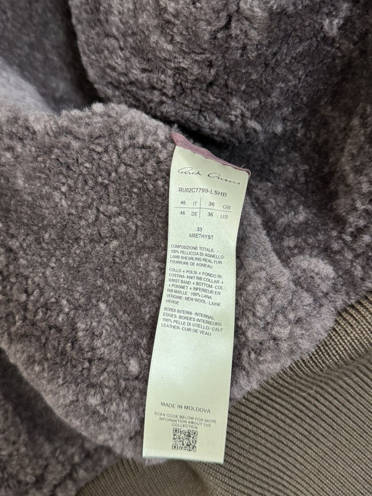 Rick Owens Rick owens23F/W GIRDERED BOMBER CROPPED Size US S / EU 44-46 / 1 - 4 Thumbnail