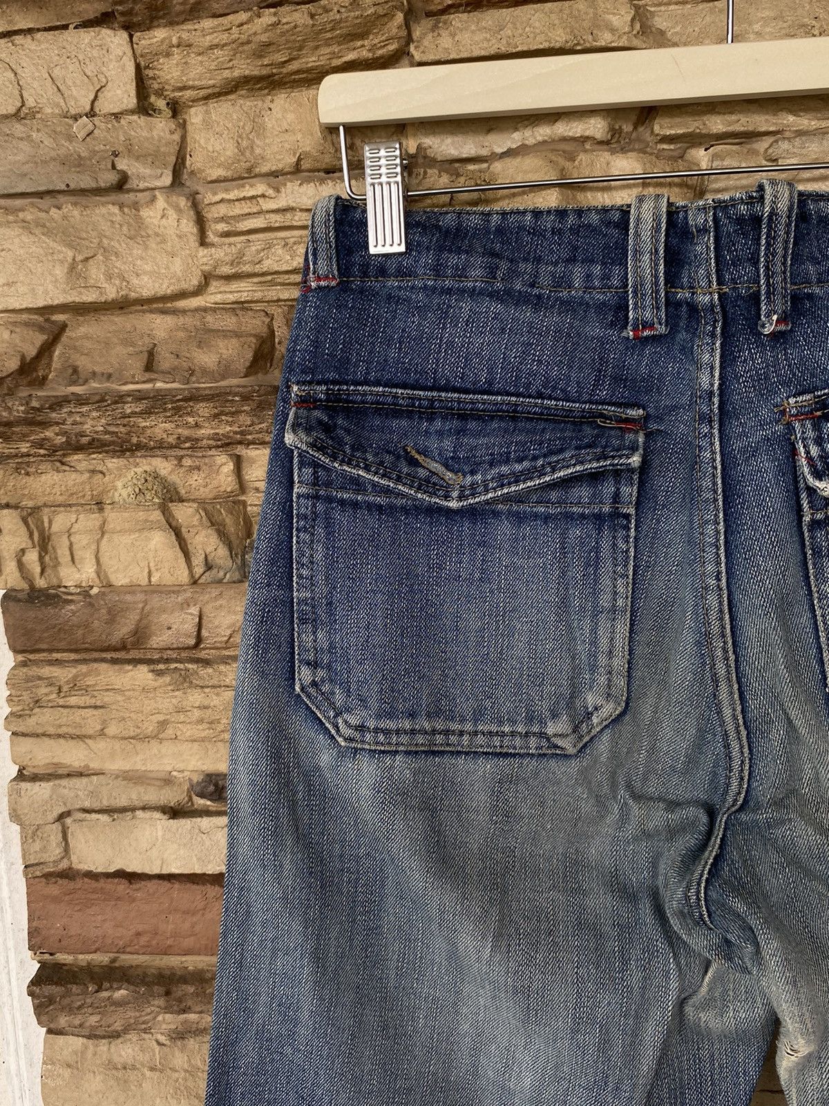 If Six Was Nine × Japanese Brand × Vintage Raw Edge Vintage Denim Size US 31 - 14 Thumbnail