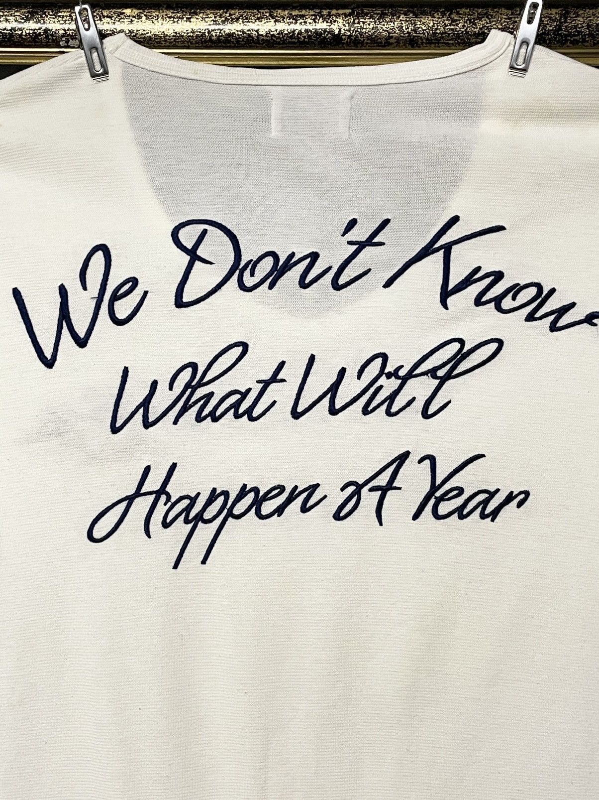 In The Attic Vintage Japan Stooge&co ‘What Will Happen At Year’ Thermal Size US M / EU 48-50 / 2 - 3 Thumbnail