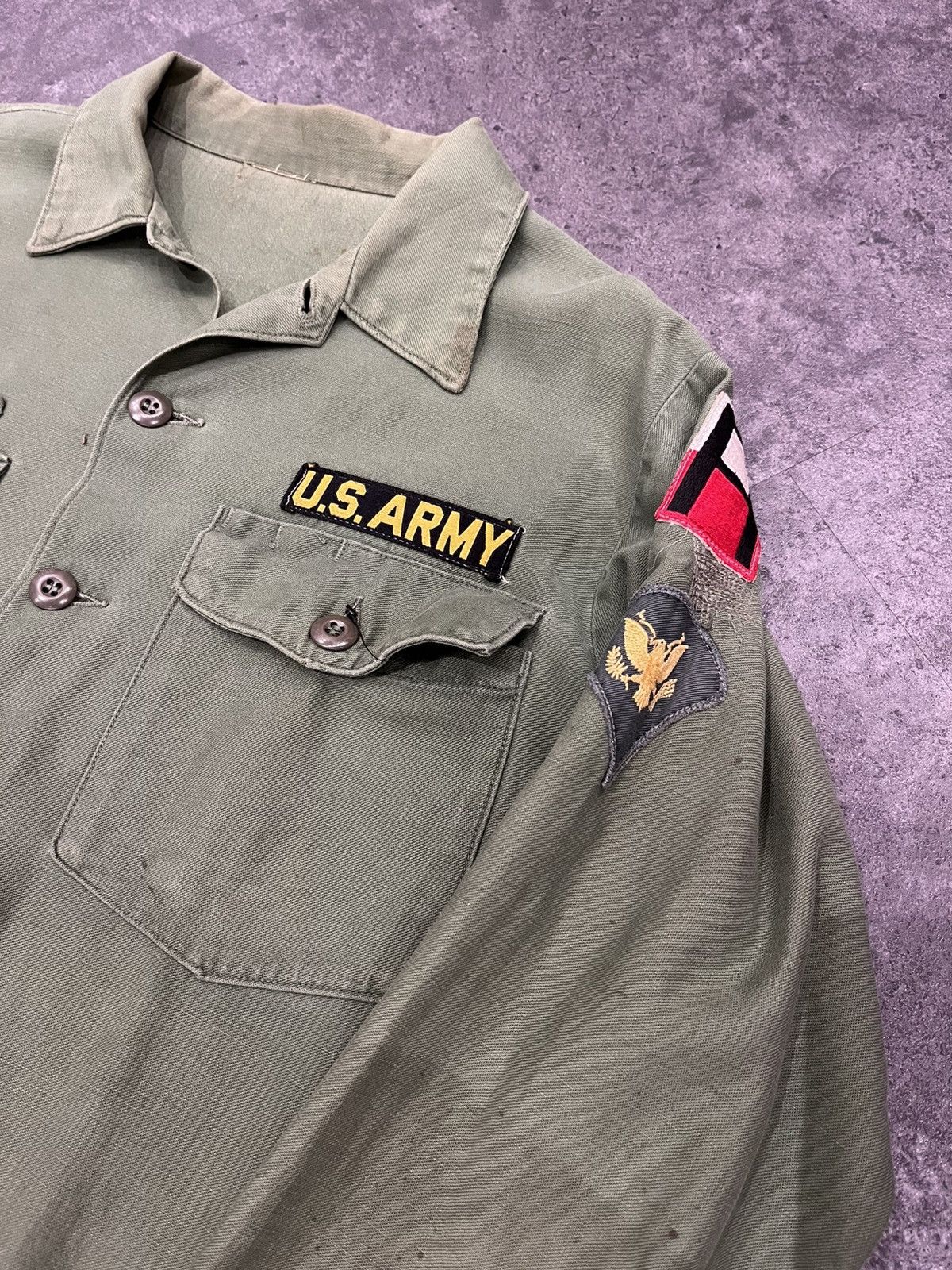 Vintage Vintage og 107 us army vietnam war Size US XL / EU 56 / 4 - 2 Thumbnail
