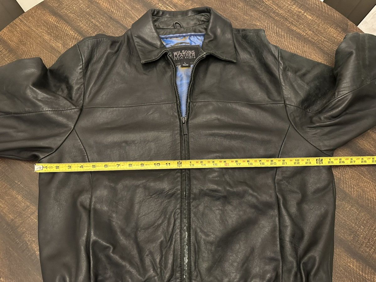 Wilsons Leather VTG Wilsons Leather Pelle Studio Leather Bomber Jacket-Large Size US L / EU 52-54 / 3 - 10 Thumbnail