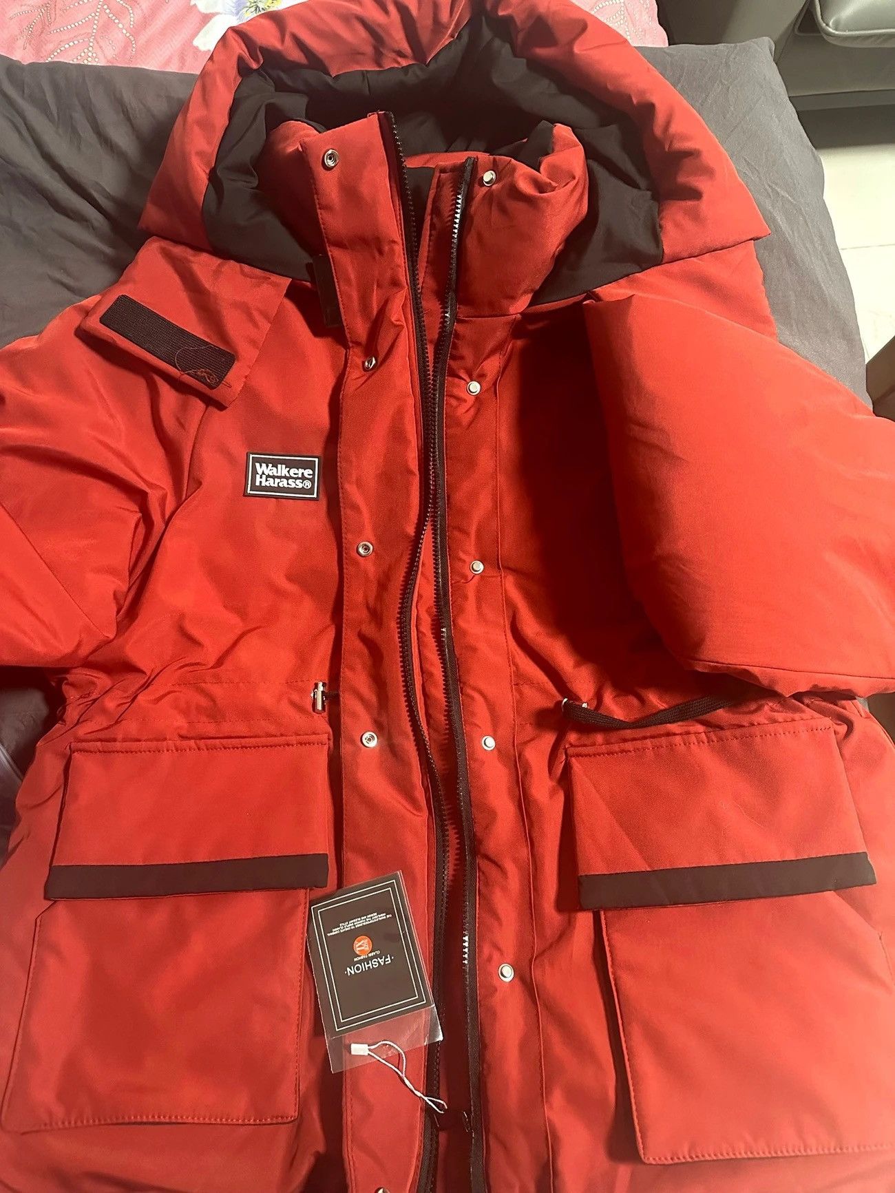 Other Red Workwear Puffer Jacket – Petite Winter Coat Size XL / US 12-14 / IT 48-50 - 5 Thumbnail