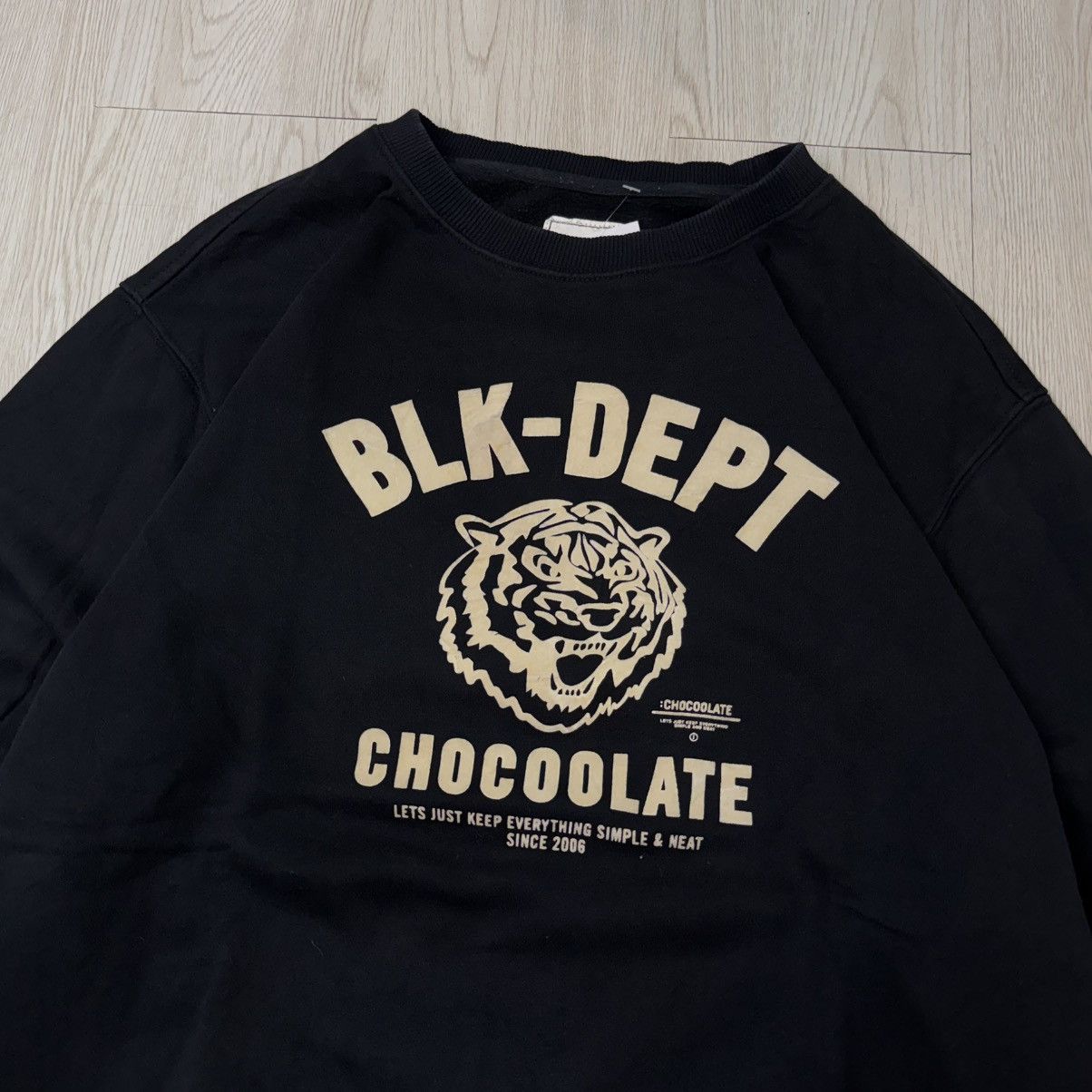 CHOCOOLATE CHOCOOLATE BLK-DEPT sweatshirt black Size US XL / EU 56 / 4 - 3 Thumbnail