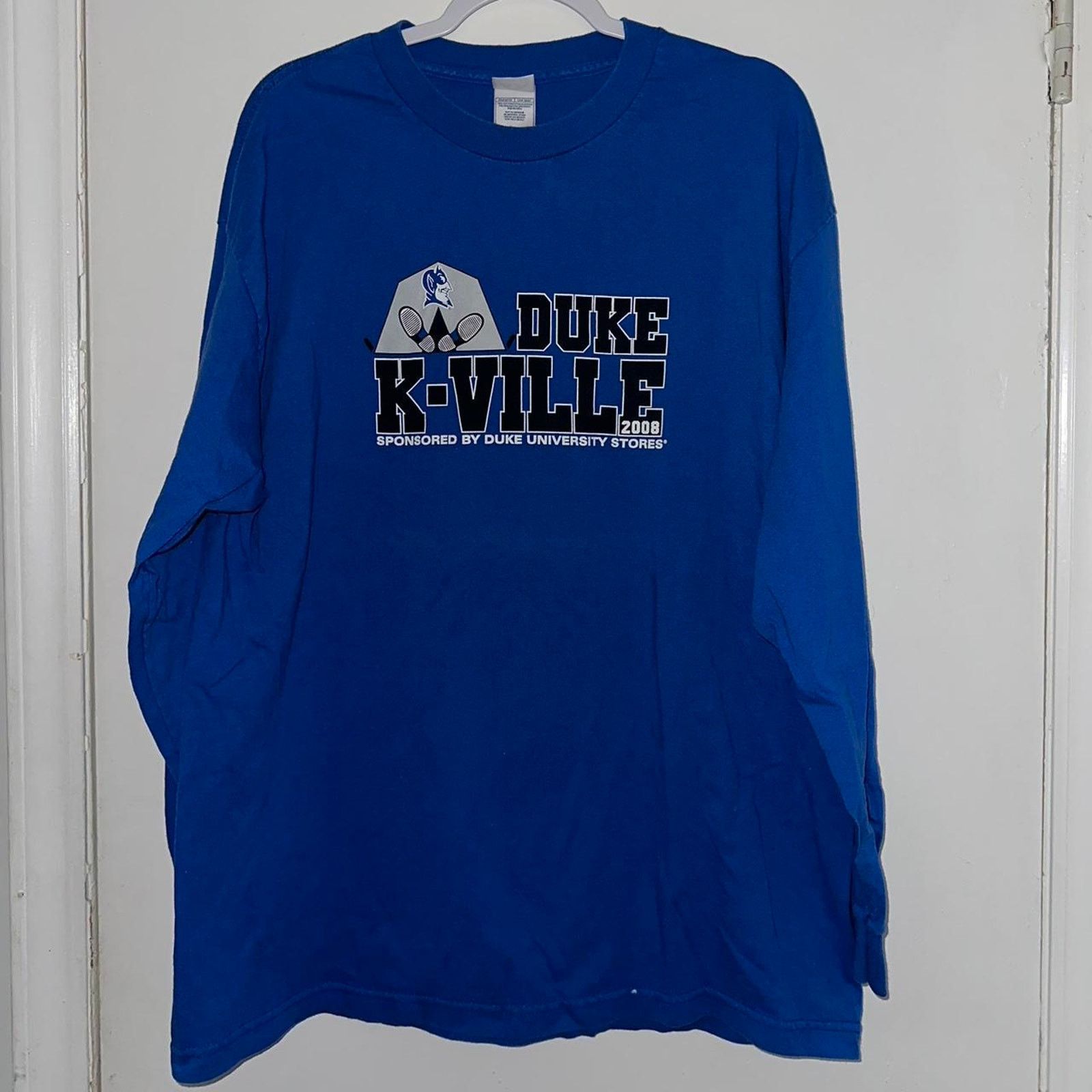 Vintage Vintage 2008 Duke K Ville L/S T Shirt Size XL Size US XL / EU 56 / 4 - 1 Thumbnail