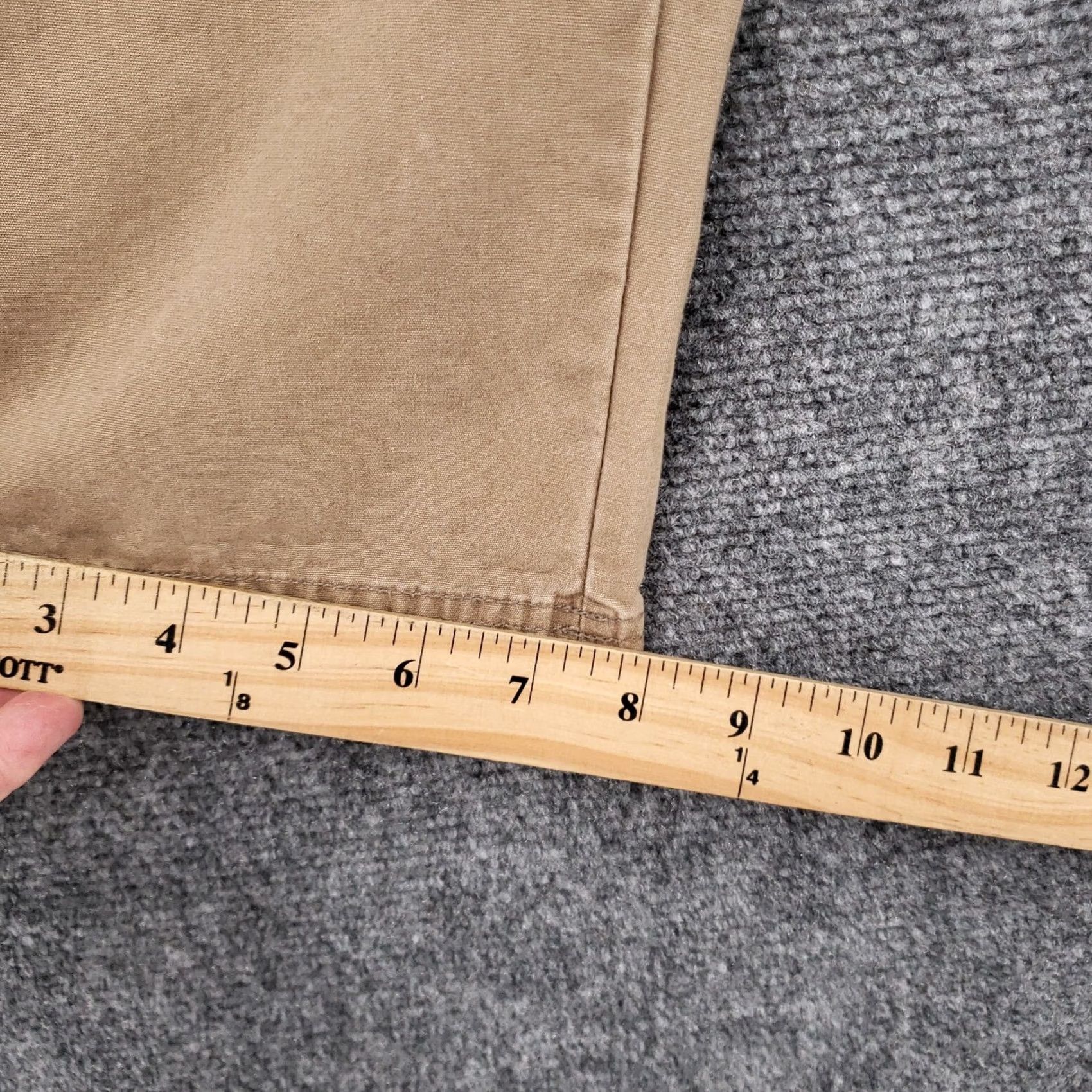 Vintage Columbia Pants Womens 2P Petite Beige Capri Chino Edgewear Straight Flat Front Size 26" / US 2 / IT 38 - 4 Thumbnail
