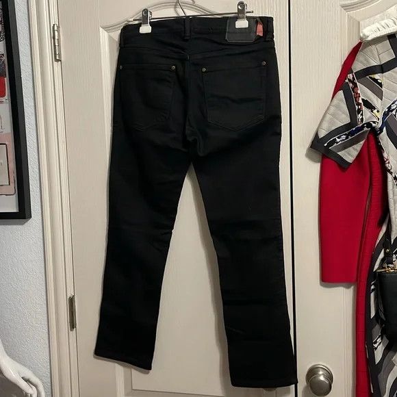 Acne Studios Acne Studios Bla Konst Max Black Slim Fit Jean Size US 31 - 3 Thumbnail