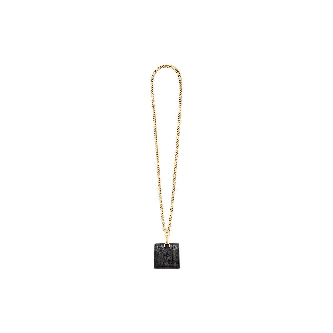 Balenciaga o1mt1gz0525 Size: OS / Hourglass Earpods Holder in Black Size ONE SIZE - 4 Thumbnail