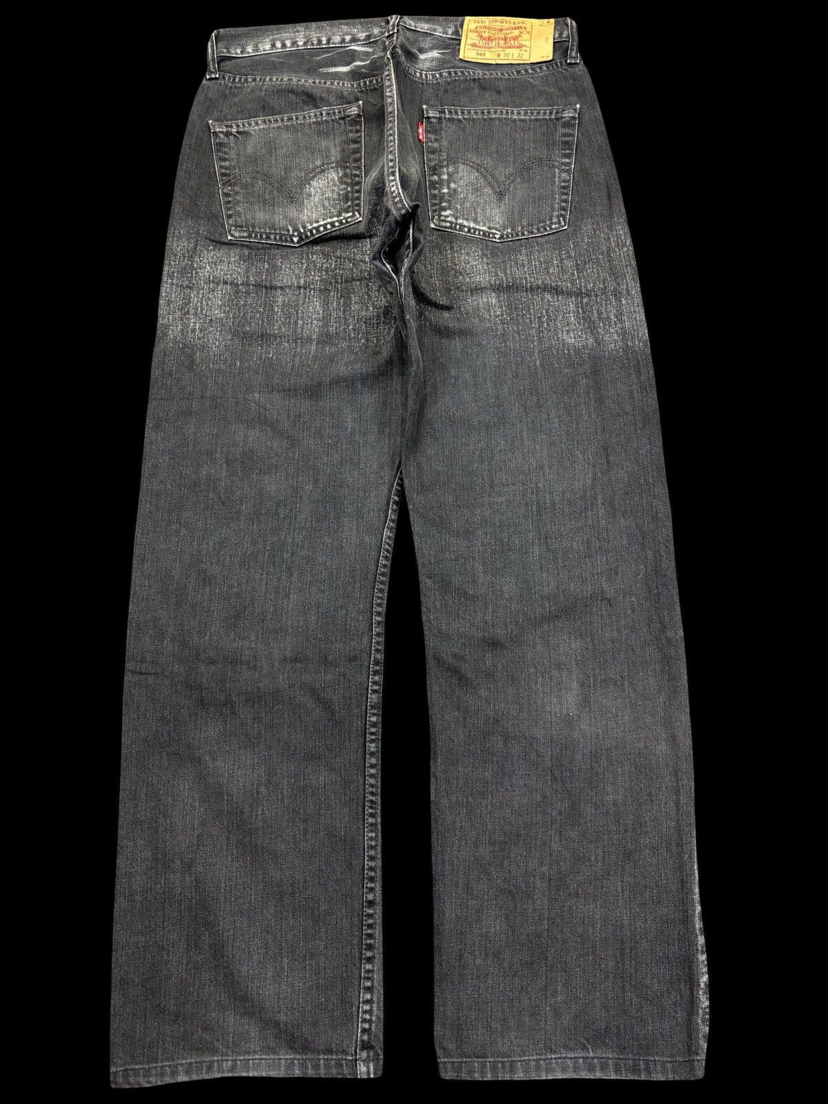 Levi's Vintage Levis 501 Original Sick Fades Denim F755 Size US 30 / EU 46 - 2 Thumbnail