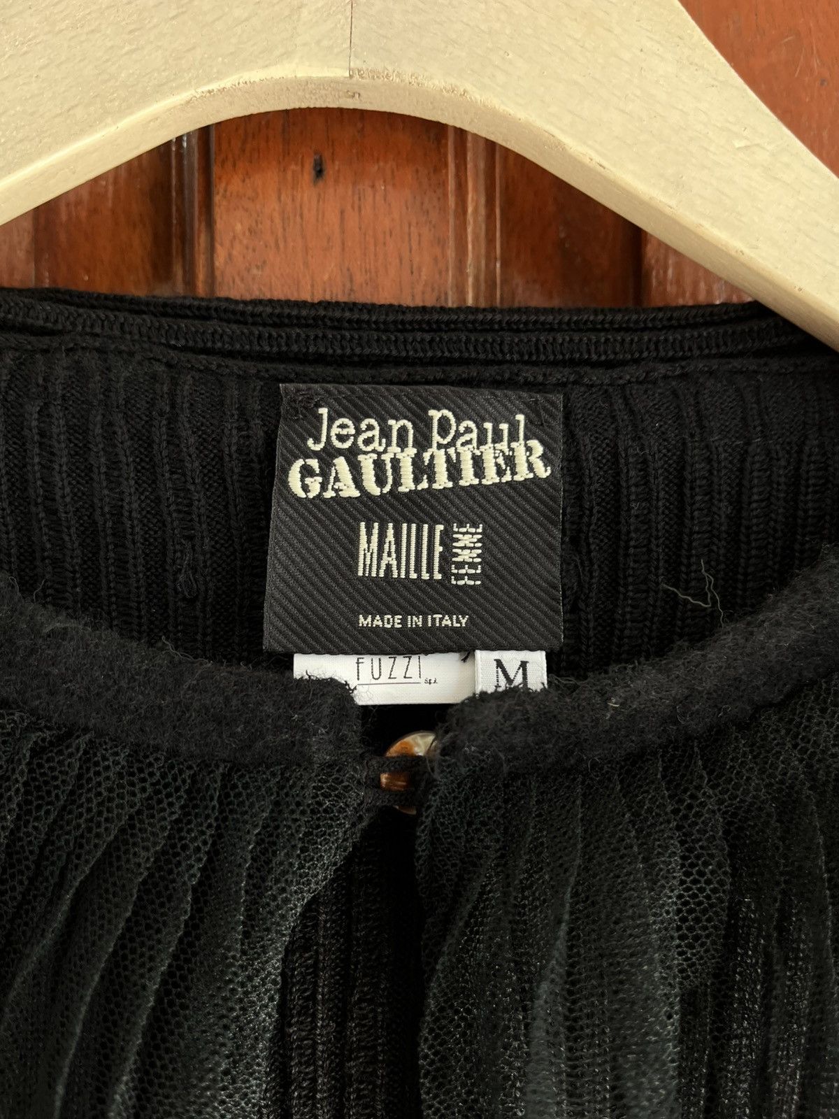Jean Paul Gaultier JEAN PAUL GAULTIER RIBBED WOOL KNIT LONGSLEEVE Size M / US 6-8 / IT 42-44 - 12 Thumbnail