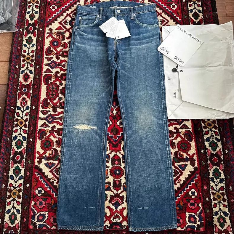 Visvim Visvim Visvim 20AW 16D25 Distressed Denim Pants-2506 Size US 32 / EU 48 - 1 Thumbnail