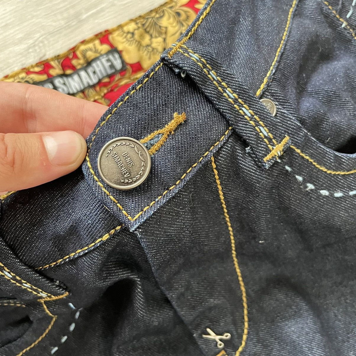 Denis Simachev × Designer Denis Simachev Vintage Jeans Size US 29 - 9 Thumbnail