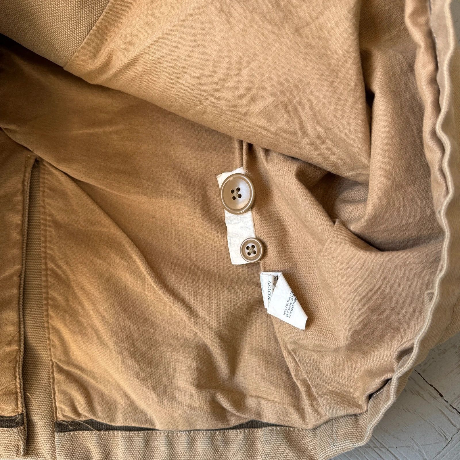 Gap Vintage 00s GAP Canvas Peacoat US Navy Heavy Cotton Jacket Size US L / EU 52-54 / 3 - 8 Thumbnail