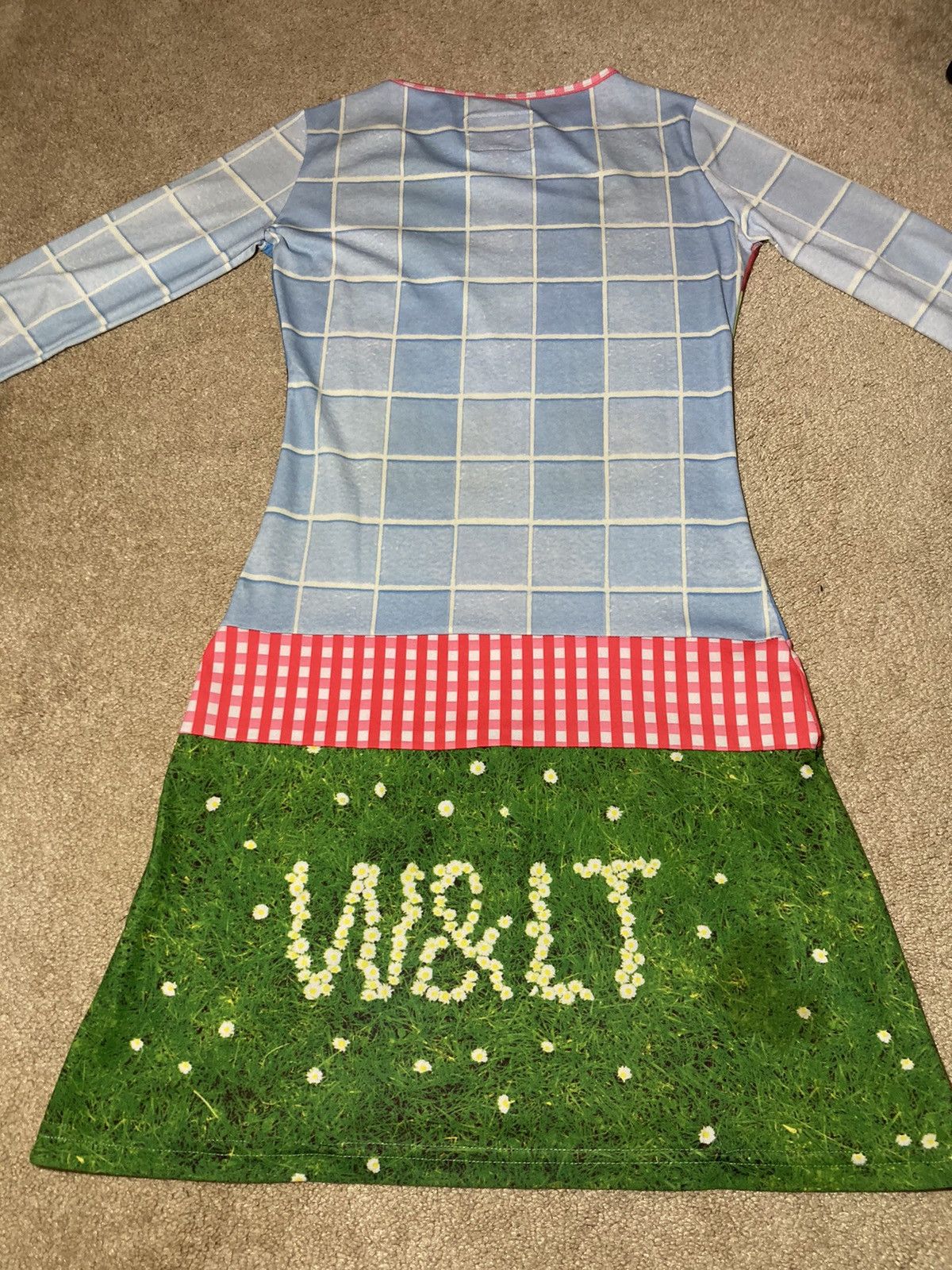 Walter Van Beirendonck SS97 W&LT Pure Luxury Parakeet Top Plaid Dress 1997 Size US S / EU 44-46 / 1 - 10 Thumbnail