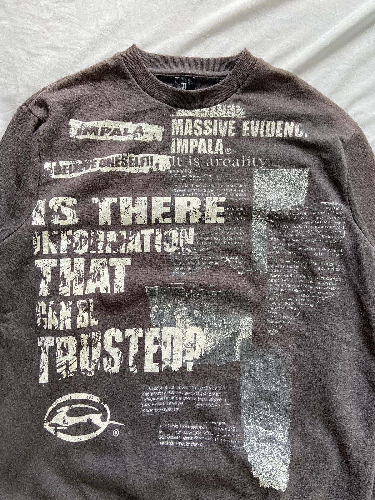 Isamu Katayama Backlash MASSIVE EVIDENCE IMPALA IT IS AREALITY SWEATSHIRT Size US L / EU 52-54 / 3 - 3 Thumbnail