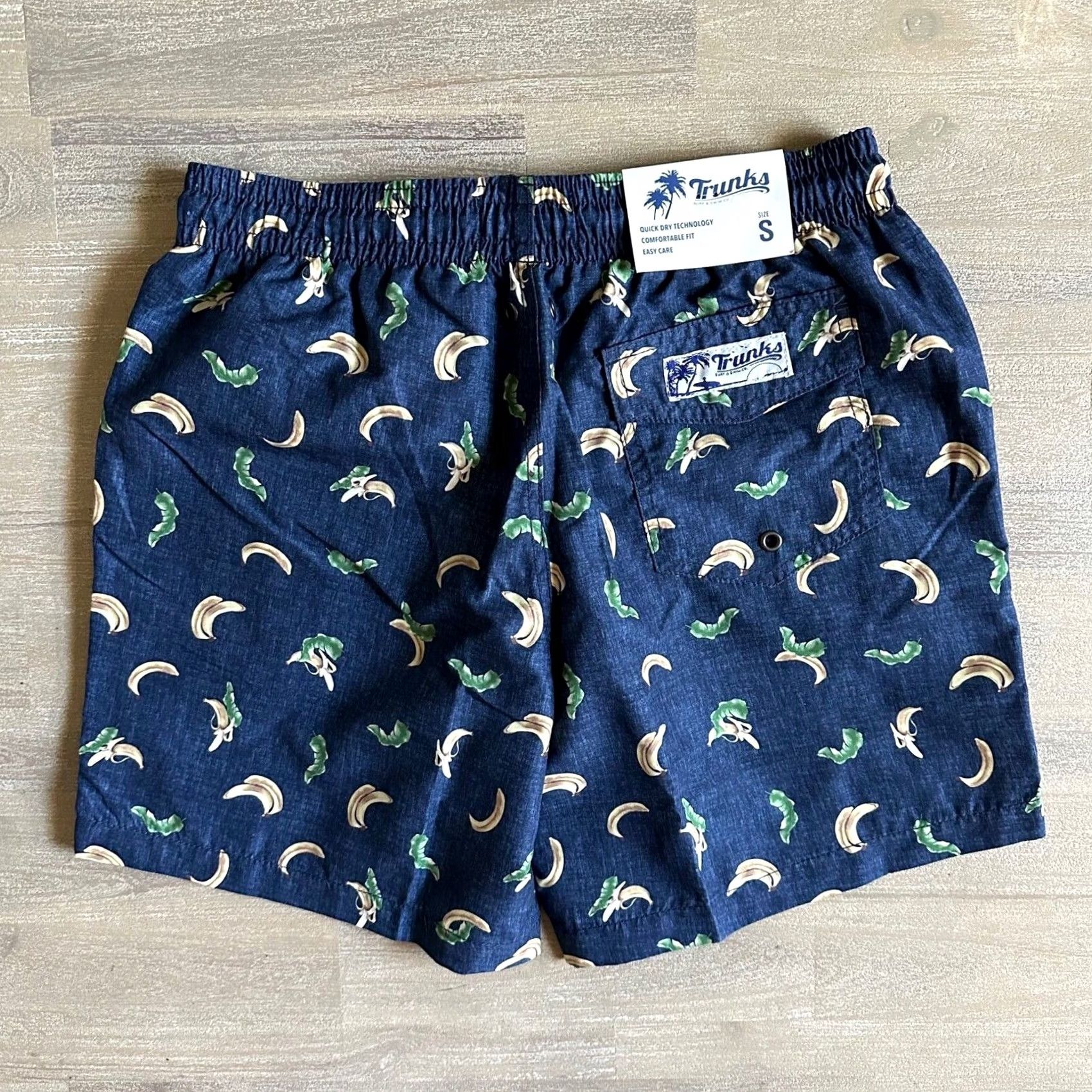 CO Trunks Surf & Swim Co 6" Swim Trunks Pool Beach Shorts Mens Size S Swimwear Blue Beach Trunks Surf & Swim Co Mens S Blue Size US 29 - 2 Thumbnail