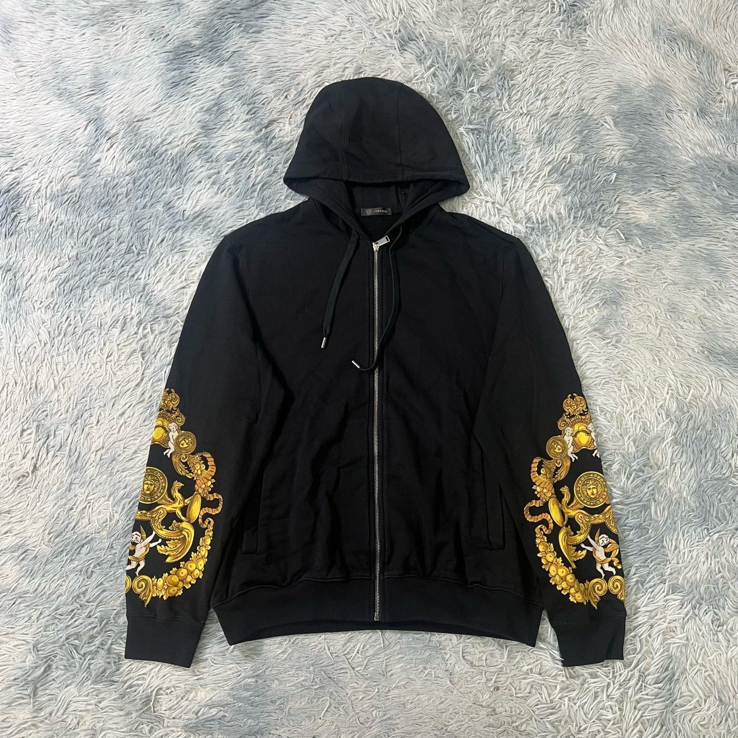 Versace Versace Zipper Hooded Jacket Size US XXL / EU 58 / 5 - 1 Thumbnail