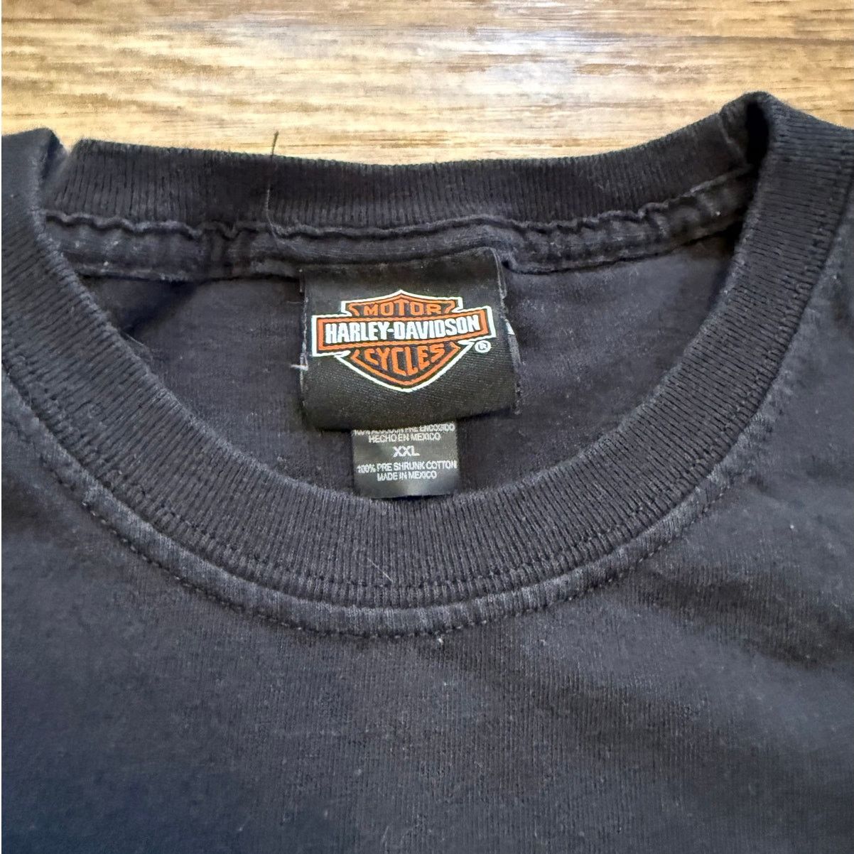 Harley Davidson Harley Davidson Motorcycles 3D Skull Graphic Black Tee Shirt Size US XXL / EU 58 / 5 - 4 Thumbnail
