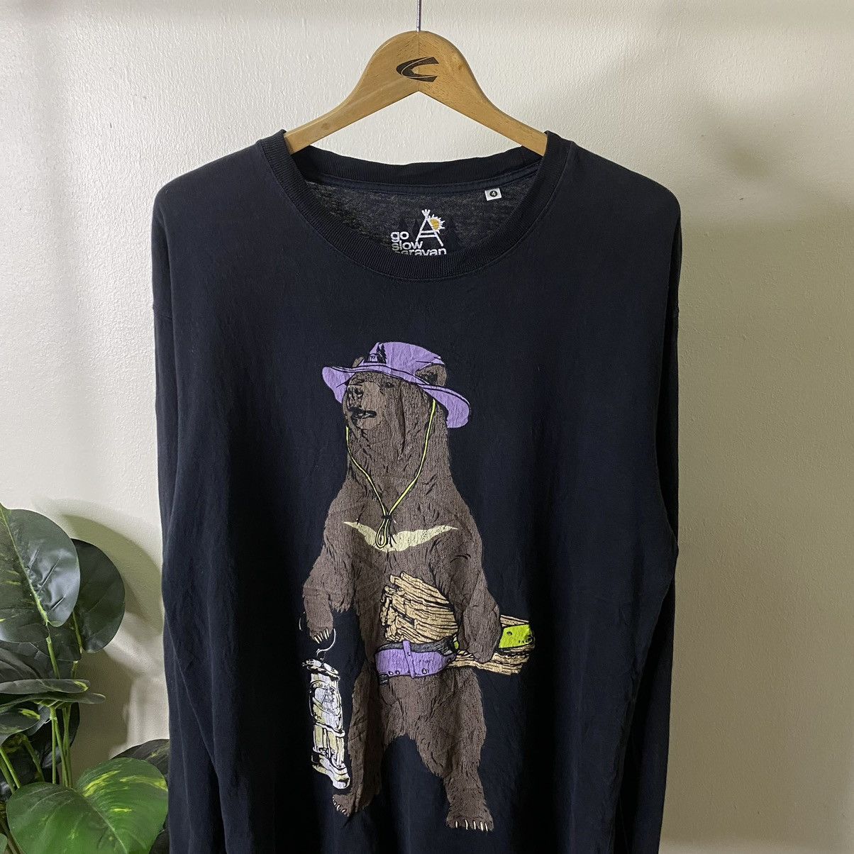 go slow caravan Go Slow Caravan Bear LS Tee Size US L / EU 52-54 / 3 - 2 Thumbnail