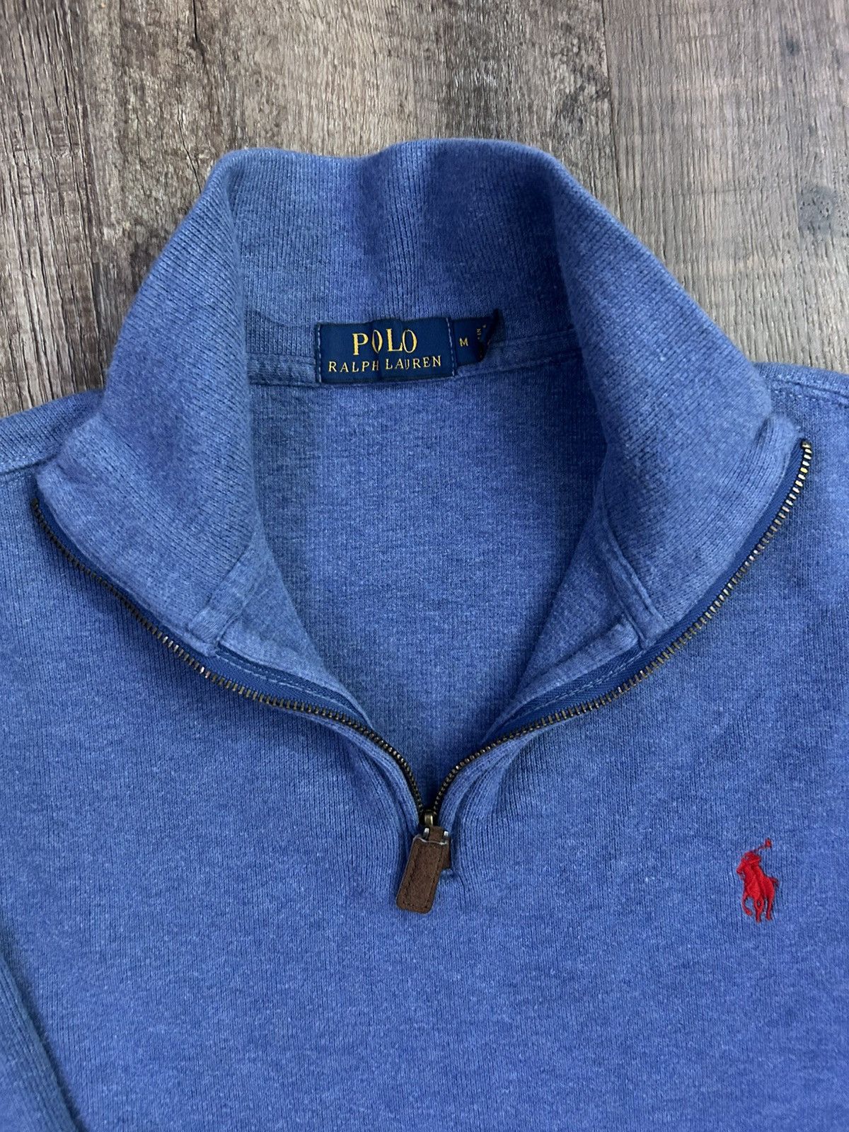 Polo Ralph Lauren Polo Ralph Lauren blue quarter zip Size US M / EU 48-50 / 2 - 2 Thumbnail