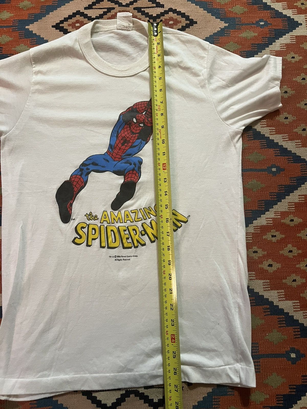 Other Vintage marvel comic amazing Spider-Man t shirt AOP 1986 Size US L / EU 52-54 / 3 - 9 Thumbnail