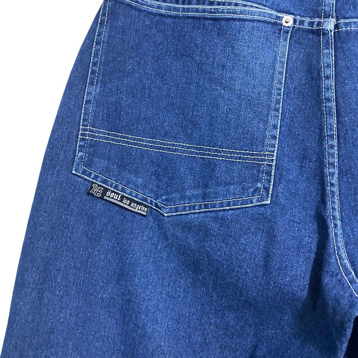 Vintage Vintage LA SOUL Denim Baggy Pants Size US 31 - 10 Thumbnail