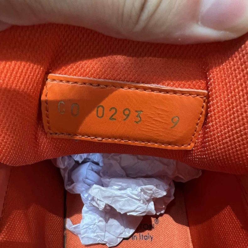 Louis Vuitton Louis Vuitton Trainer Orange Full Drill Board Shoes Size US 10 / EU 43 - 7 Thumbnail