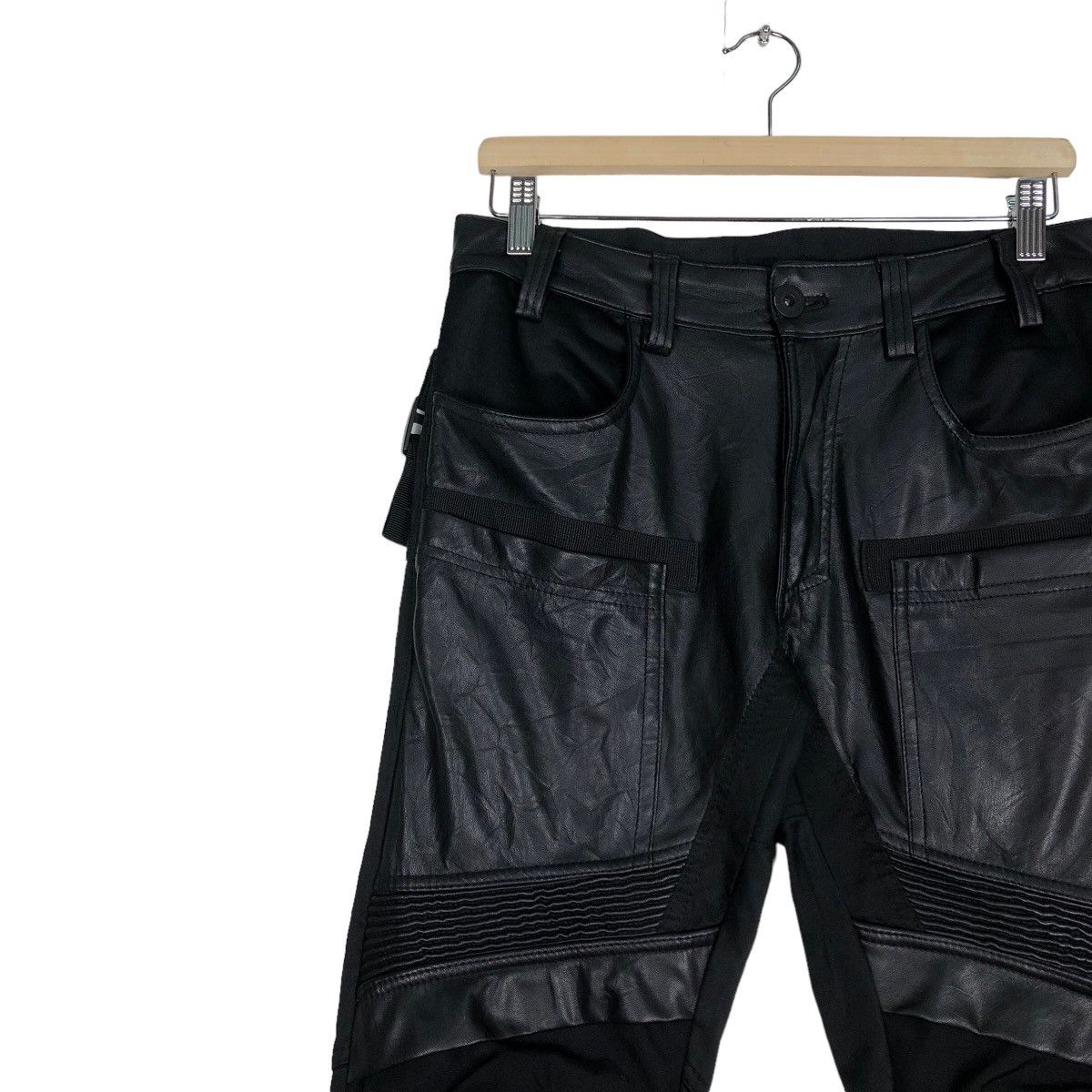 Japanese Brand 🔥Vtg Biker Bondage Pants Motorcross Cordura Issey Miyake Size US 30 / EU 46 - 7 Thumbnail