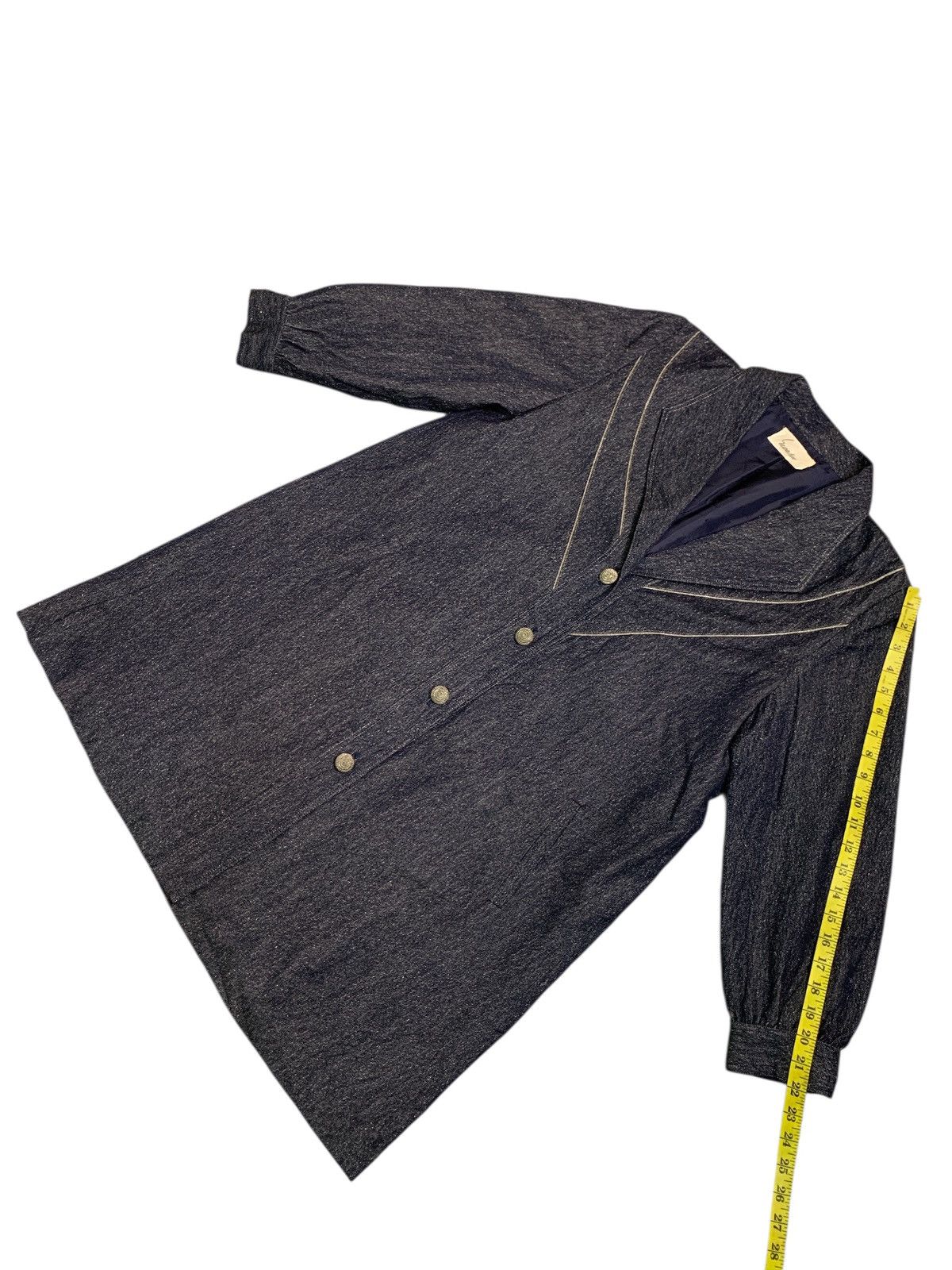 Japanese Brand Rare Design Vintage Sawadica Soft Denim Jackets Size L / US 10 / IT 46 - 10 Thumbnail