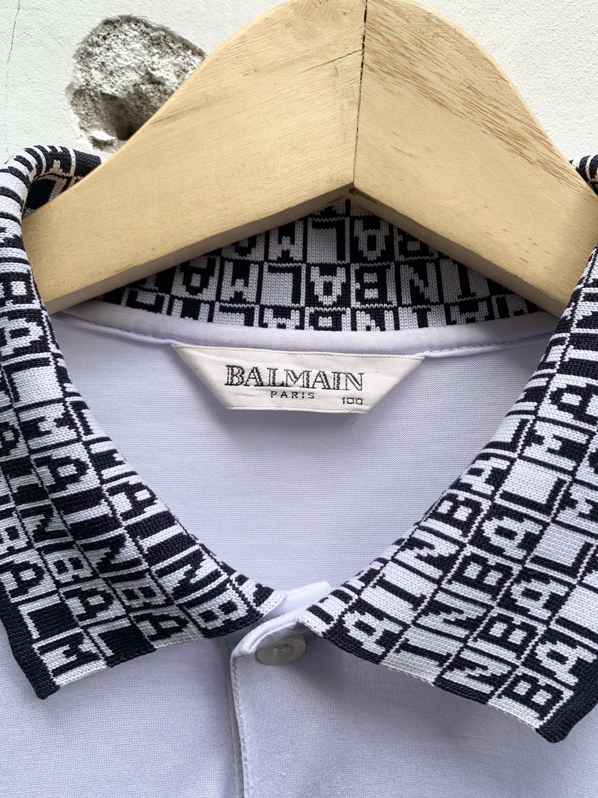 Balmain Vintage balmain paris polo shirt Size US L / EU 52-54 / 3 - 5 Thumbnail