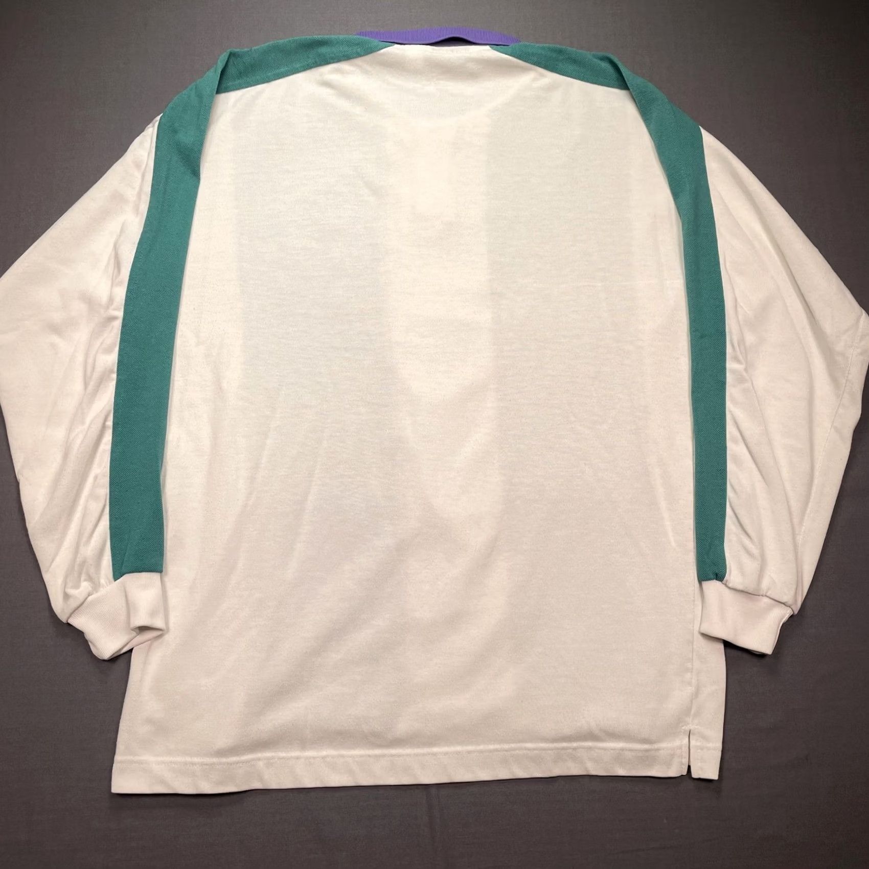 Wilson VINTAGE Wilson Rugby Shirt Mens XL Green Nautical Long Sleeve American polo Size US XL / EU 56 / 4 - 7 Thumbnail