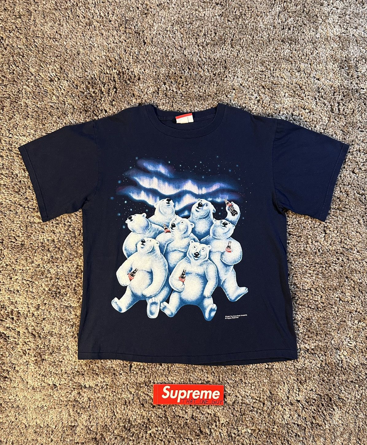 Coca Cola × Vintage Coca-cola Polar Bears Coke Shirt XL 1994 Vintage Size US XL / EU 56 / 4 - 1 Thumbnail