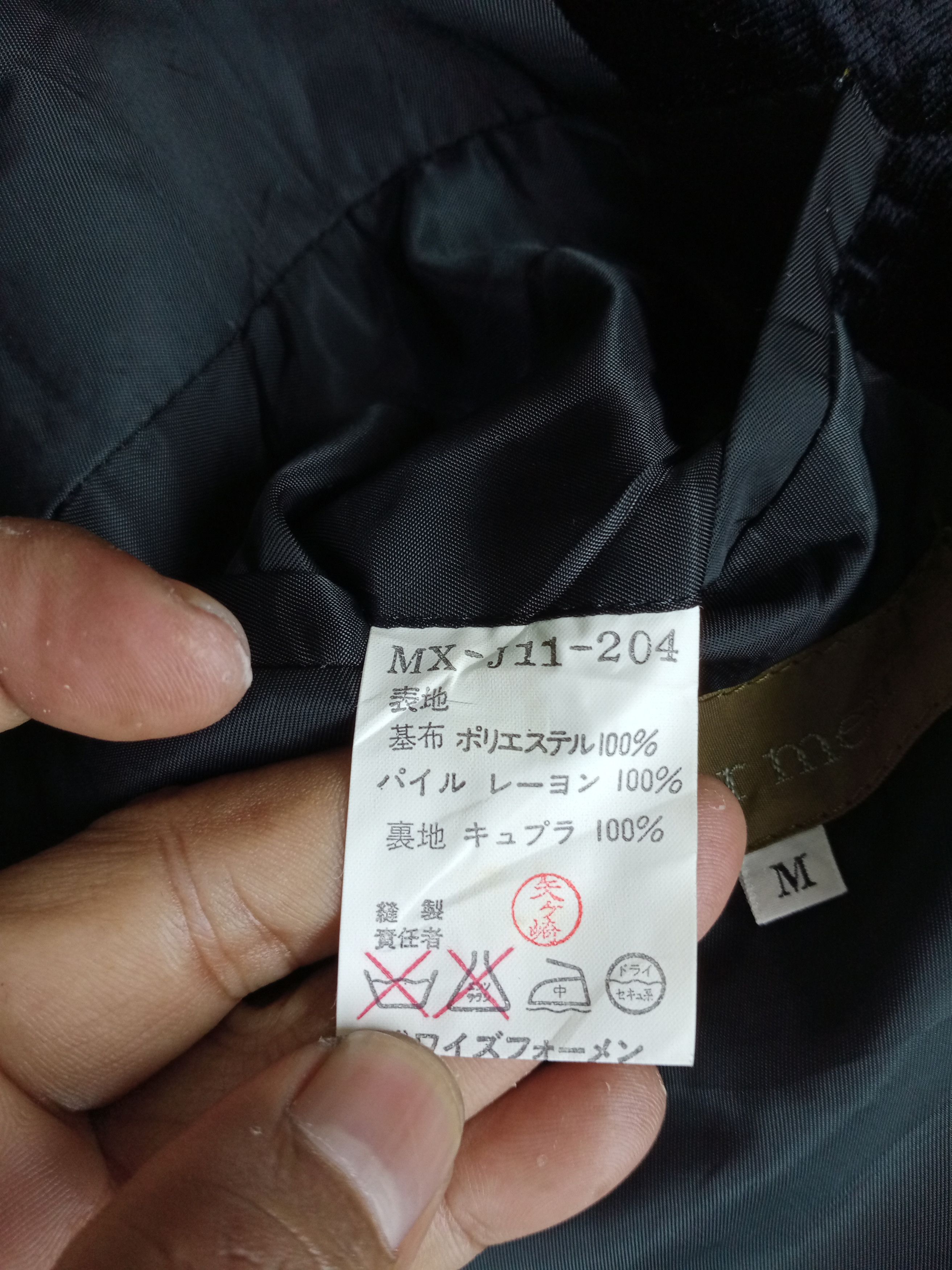 Y's for Men VINTAGE Y'S FOR MEN BY YOHJI YAMAMOTO VELVET BLAZER Size US M / EU 48-50 / 2 - 8 Thumbnail