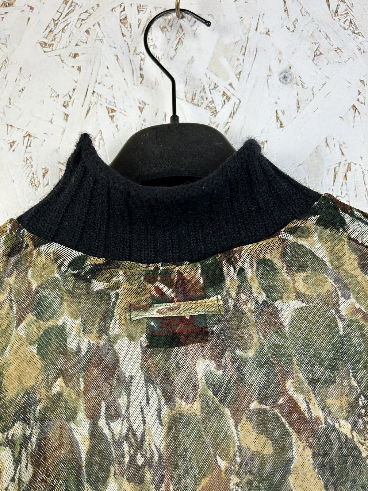 Jean Paul Gaultier Vintage Jean Paul Gaultier Fuzzi Mesh Knit Neck Long Sleeve Size US M / EU 48-50 / 2 - 6 Thumbnail