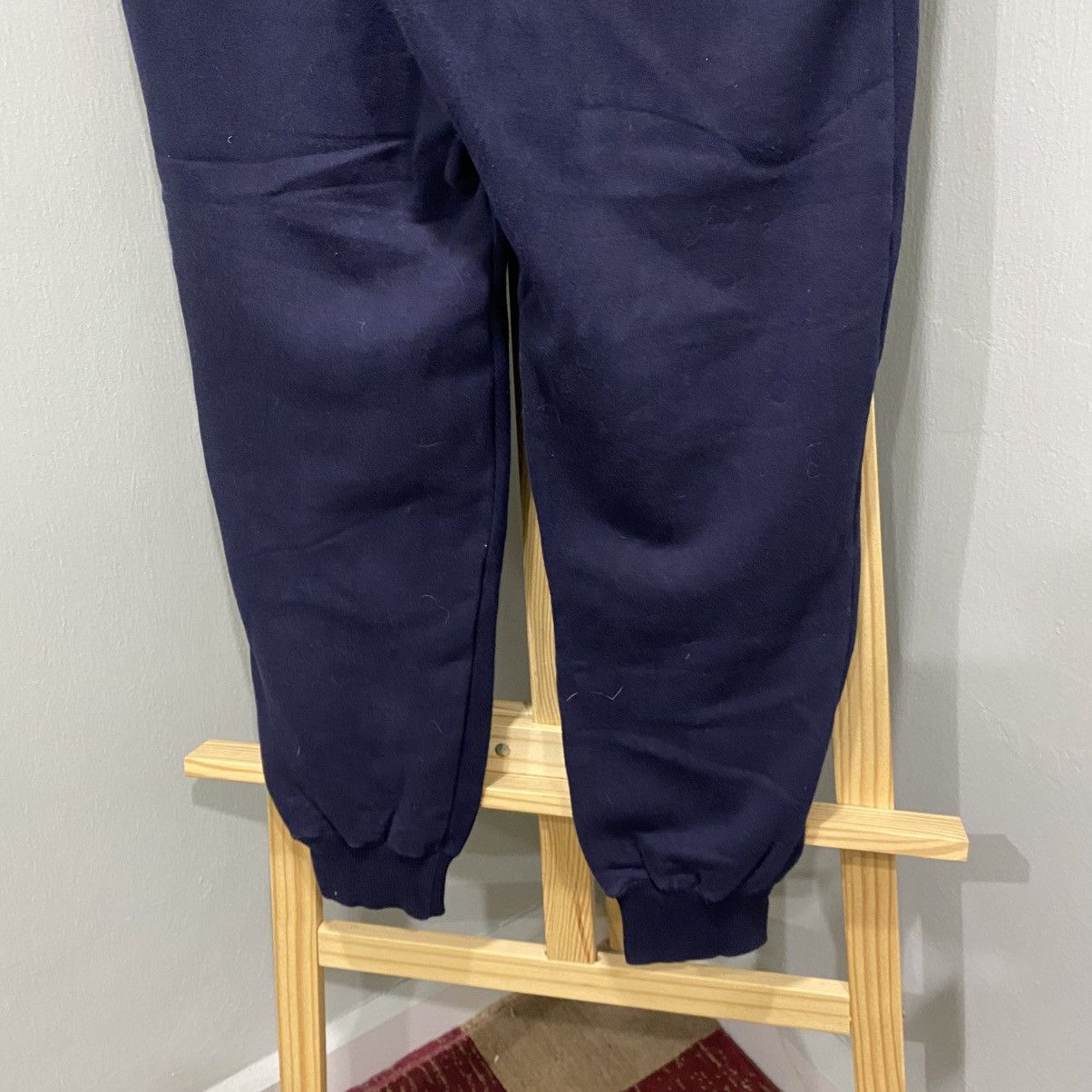 Issey Miyake Vtg I.S. Issey Miyake Tsumori Chisato Logo Sweatpants Navy Size US 27 - 4 Thumbnail