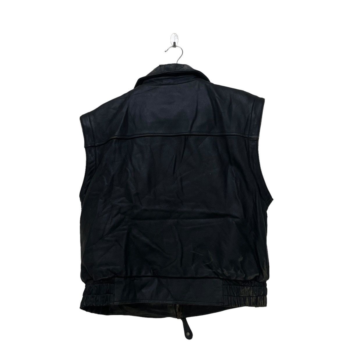 Hein Gericke 🔥Vintage Japanese Brand PLICANA Cowhide Leather Vest Jacket Size US M / EU 48-50 / 2 - 2 Thumbnail