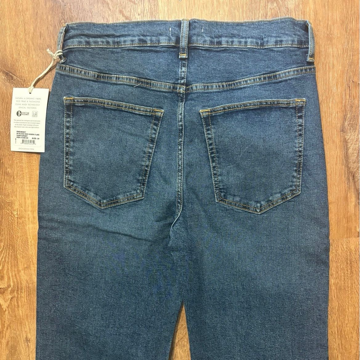ETICA NWT Etica Anya High Waist Crop Flare Jeans Northport Size 29 Size 29" - 8 Thumbnail