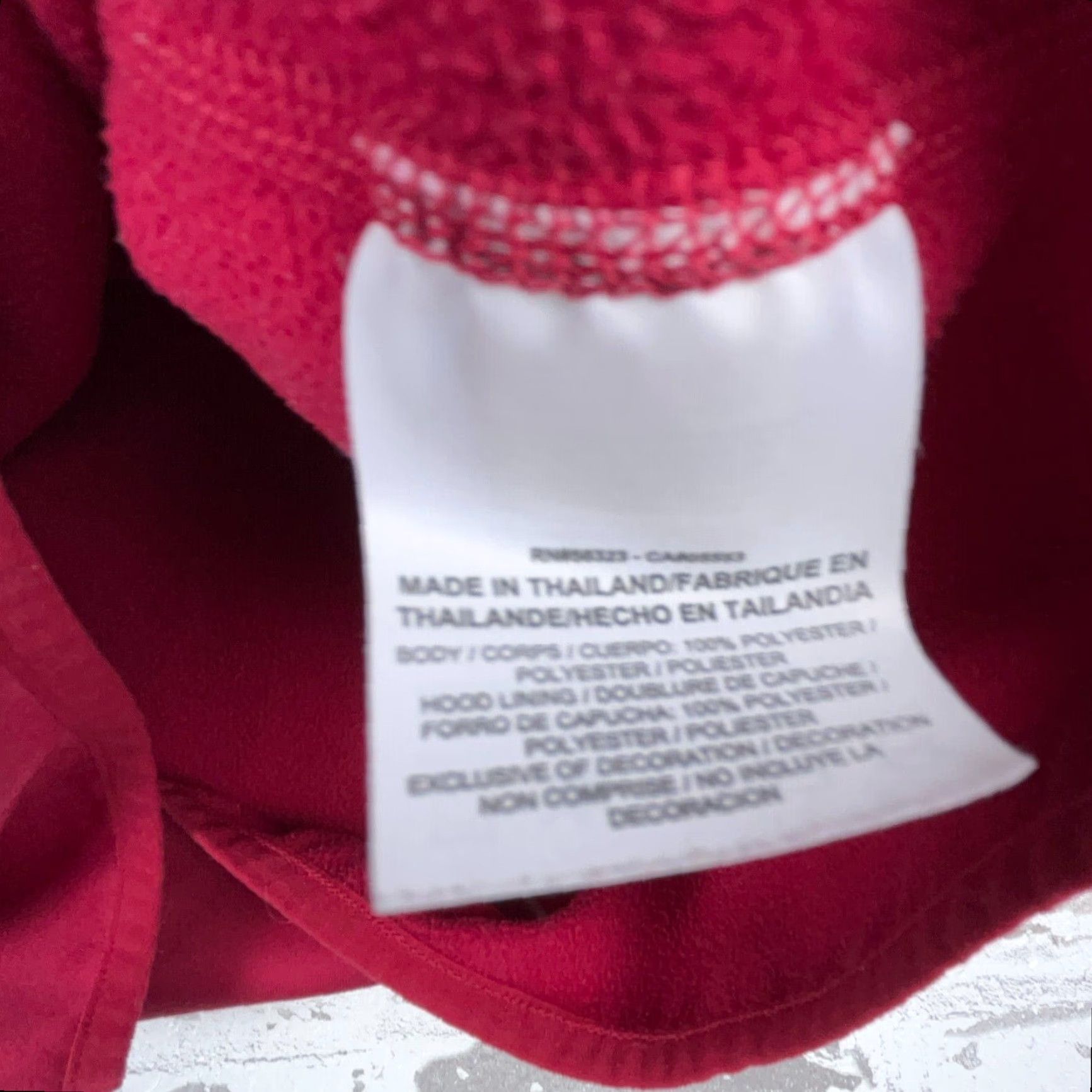 Nike Nike Dri-FIT Hoodie Women XS Red Pink Sweatshirt Pullover Long Sleeve Logo Mock Neck Warm Fleece Lightweight Casual Activewear Size XS / US 0-2 / IT 36-38 - 5 Thumbnail