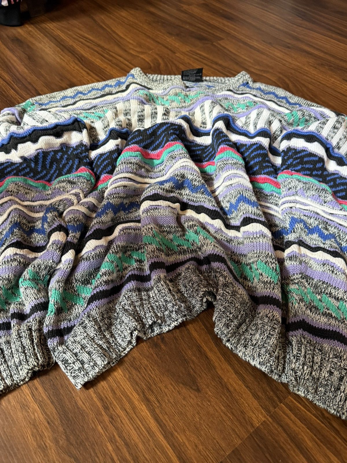 Coogi CRAZY RARE VINTAGE COOGI KNIT Size US XXL / EU 58 / 5 - 2 Thumbnail