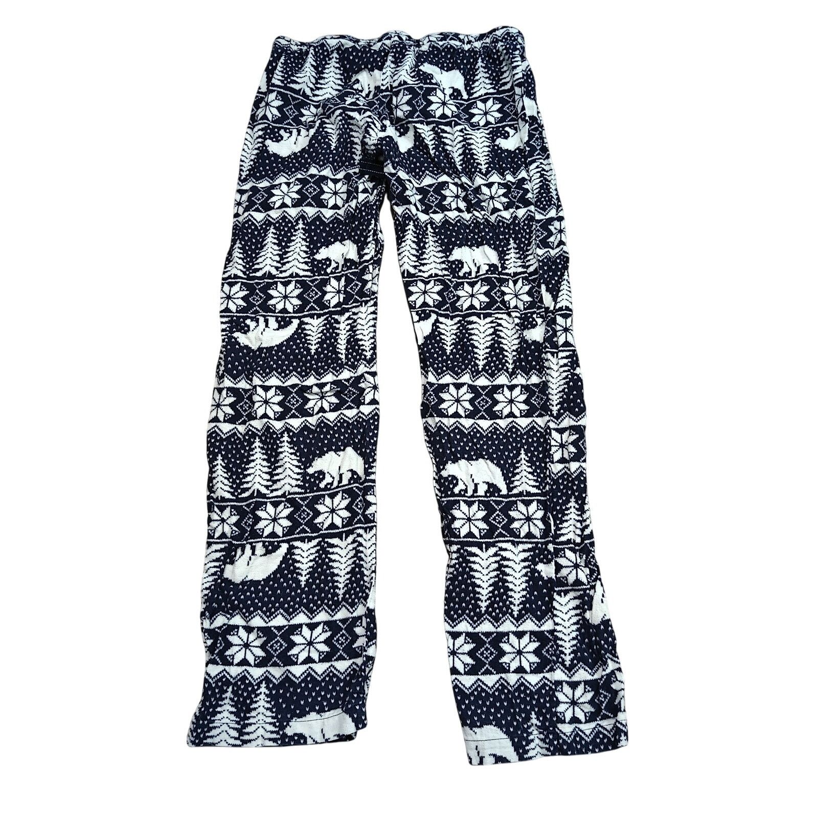 Old Navy Old Navy Printed Flannel Pajama Pants Blue White Small Size ONE SIZE - 1 Thumbnail