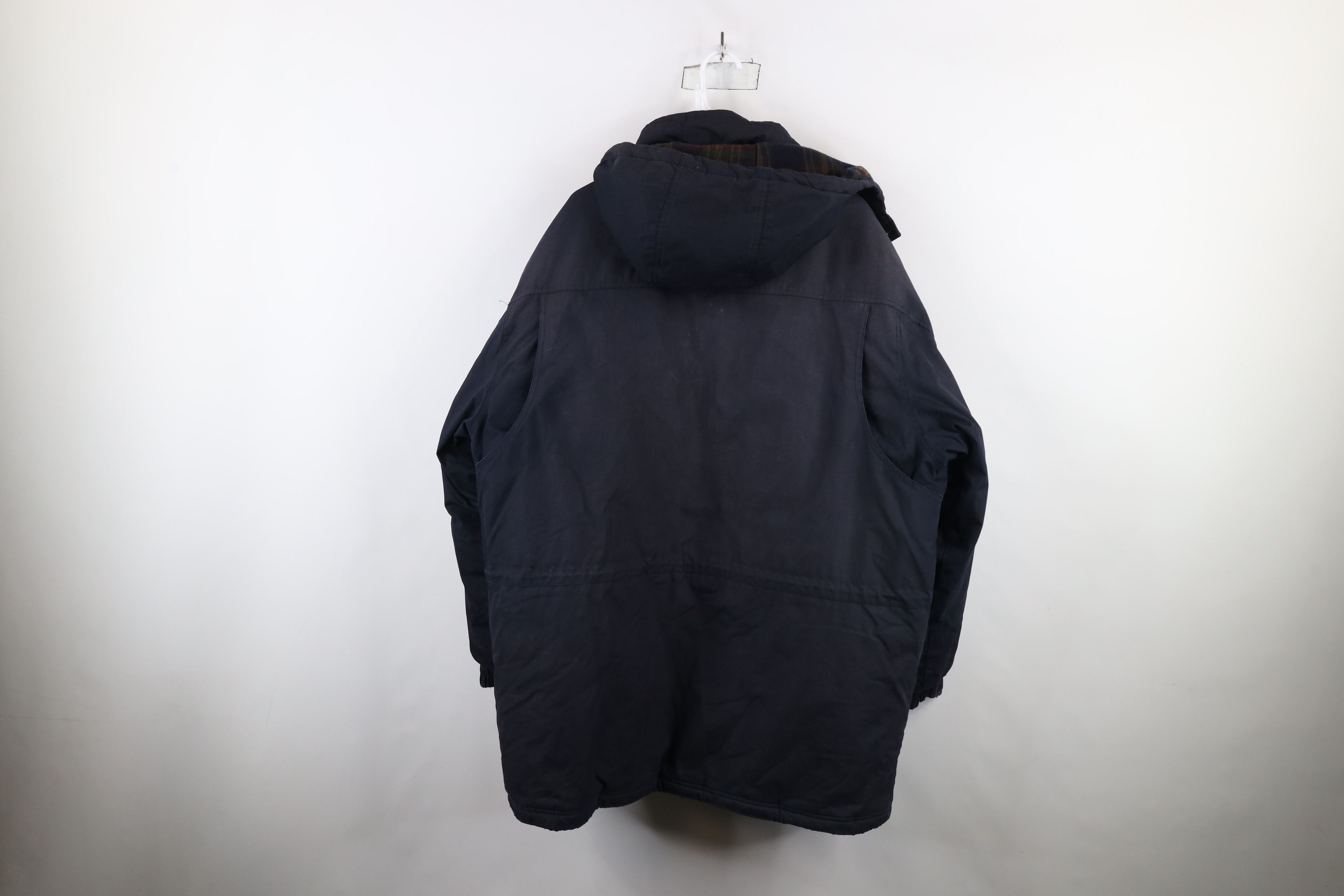 Vintage Vintage 90s Streetwear Wool Lined Heavy Hooded Parka Jacket Size US XL / EU 56 / 4 - 13 Thumbnail