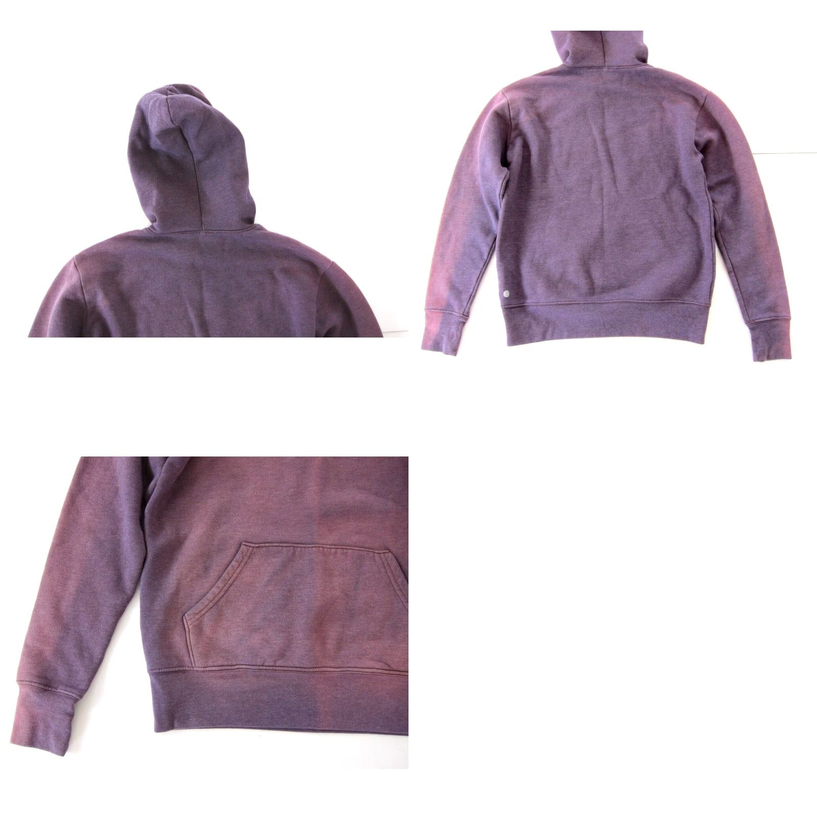 Vintage VINTAGE Zella Purple Soft Cotton Tie Dye Long Sleeve Hoodie Sweatshirt Women XXS Size XXS / US 00 / IT 34 - 8 Thumbnail