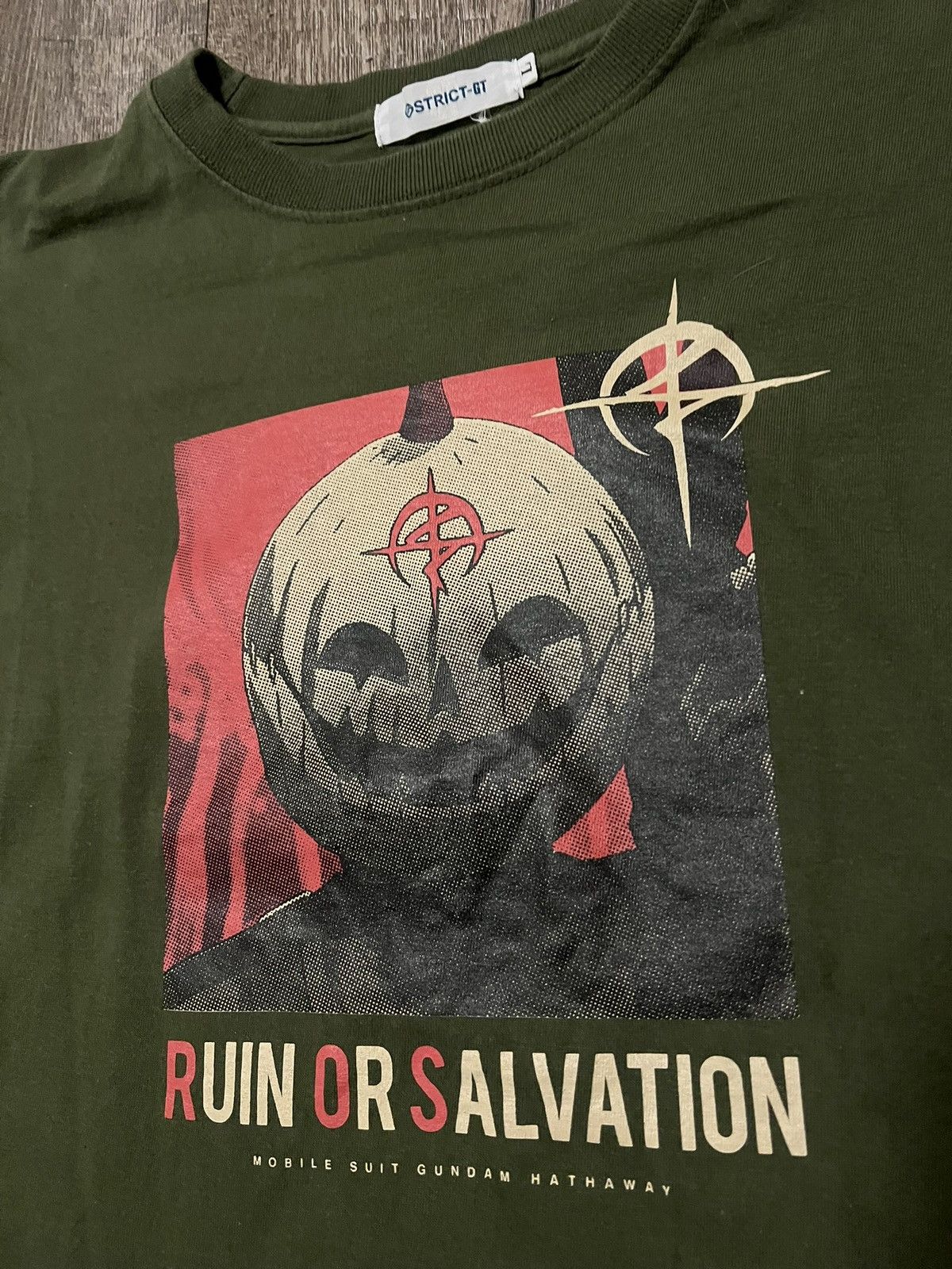 Anime Bandai Mobile Suit Gundam Hathaway c STRICT-G shirt Size US L / EU 52-54 / 3 - 2 Thumbnail