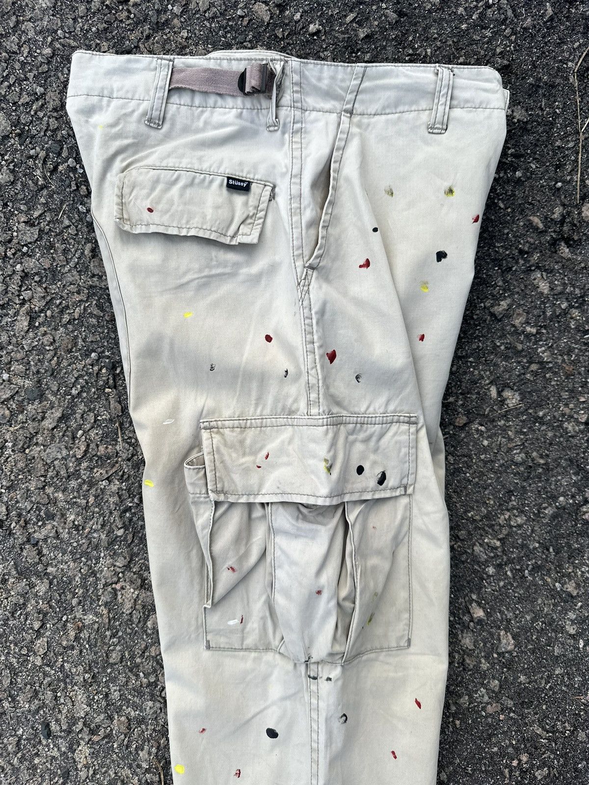 Stussy 💥JUST DROPPED💥 CARGO PANT STUSSY MULTIPOCKET PAINTED STYLE Size US 29 - 17 Thumbnail