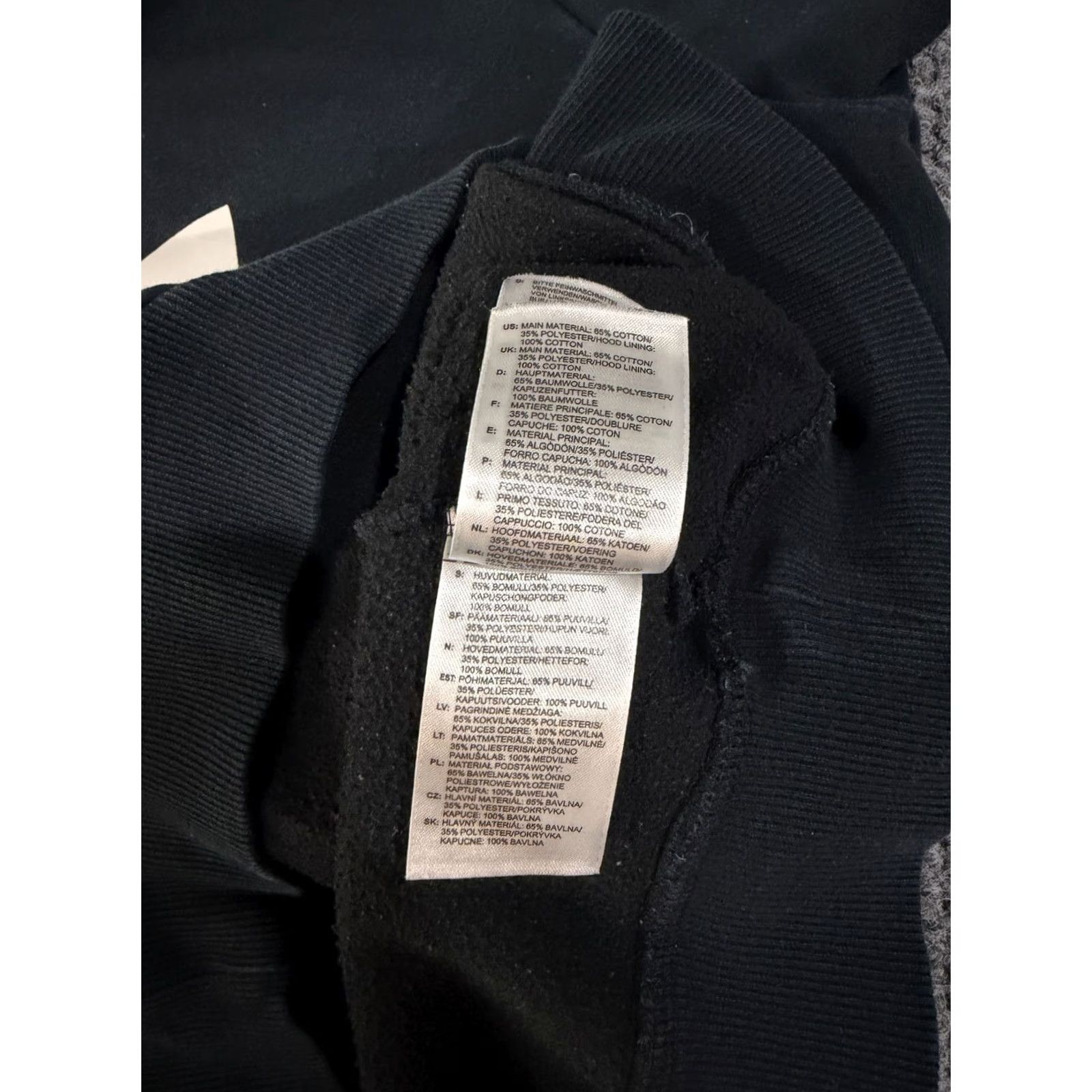 Adidas adidas Hoodie Mens L Black Logo Classic Original Retro Casual Hoodie Pullover Striped Pattern Mens Blocked Size US L / EU 52-54 / 3 - 3 Thumbnail