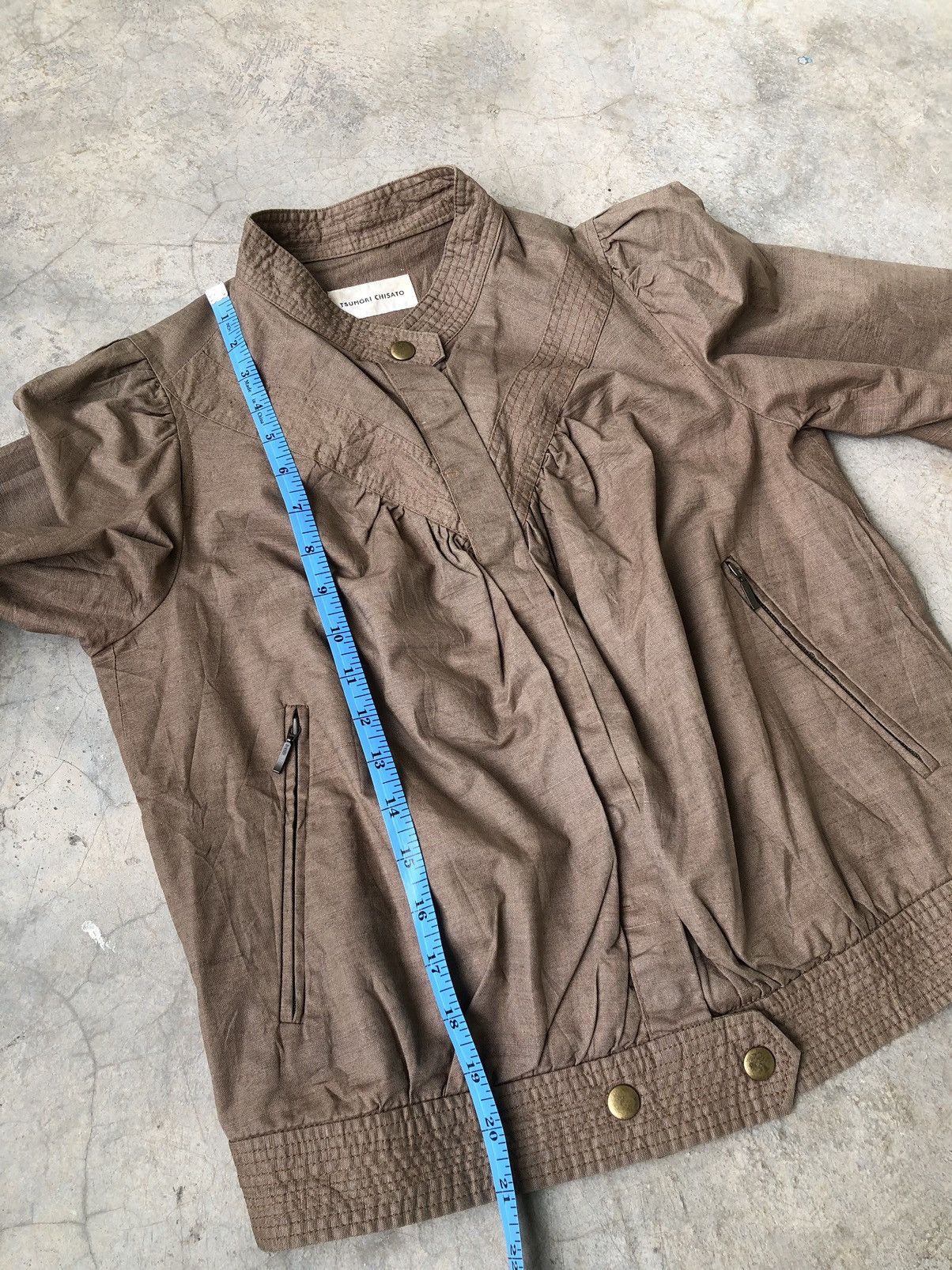 Issey Miyake Vintage issey Miyake Tsumori Chisato Cropped Button Jacket Size XS / US 0-2 / IT 36-38 - 14 Thumbnail