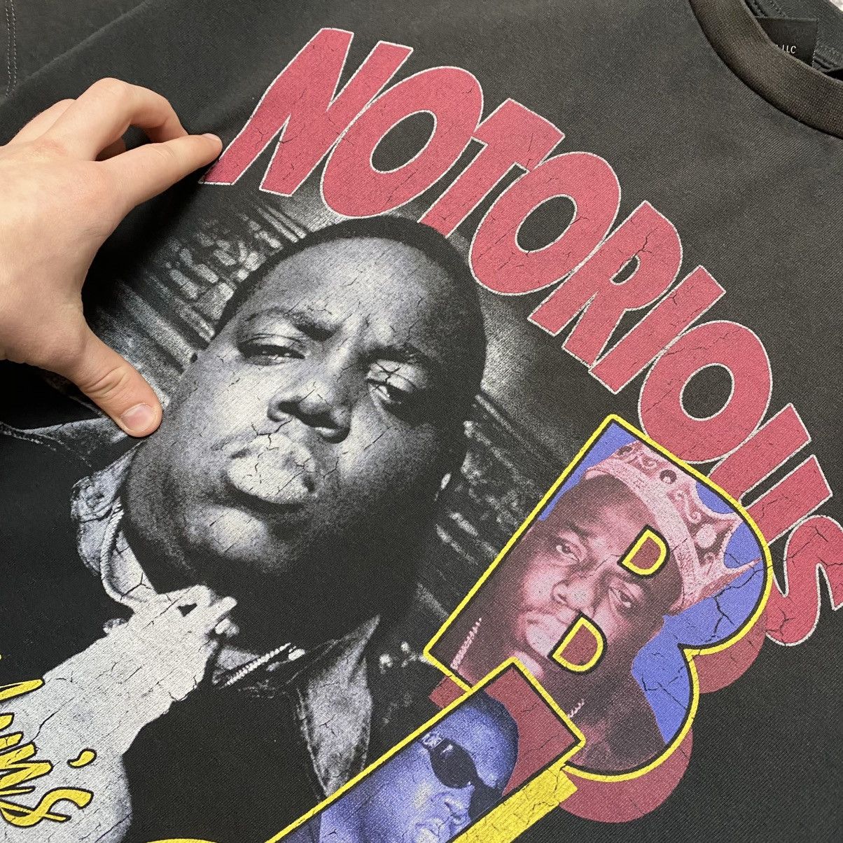Rap Tees Vintage Notorius BIG Graphic logo 90’s rap faded tee Size US S / EU 44-46 / 1 - 3 Thumbnail